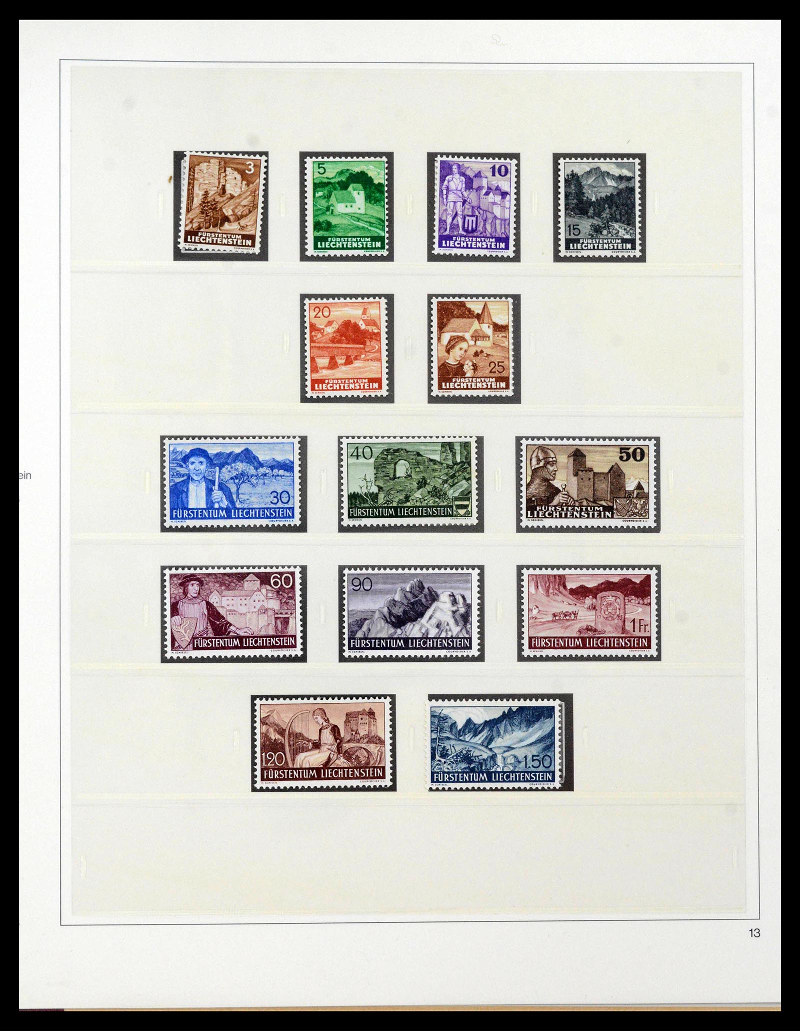 39887 0004 - Stamp collection 39887 Liechtenstein 1920-1960.