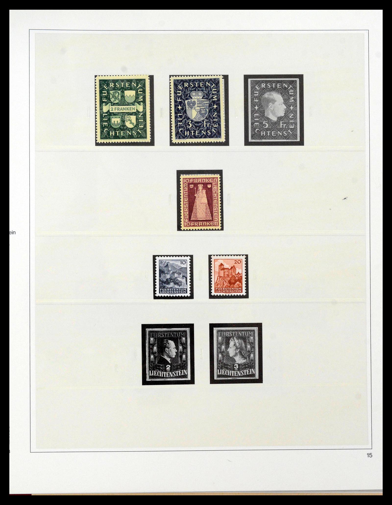 39887 0005 - Stamp collection 39887 Liechtenstein 1920-1960.