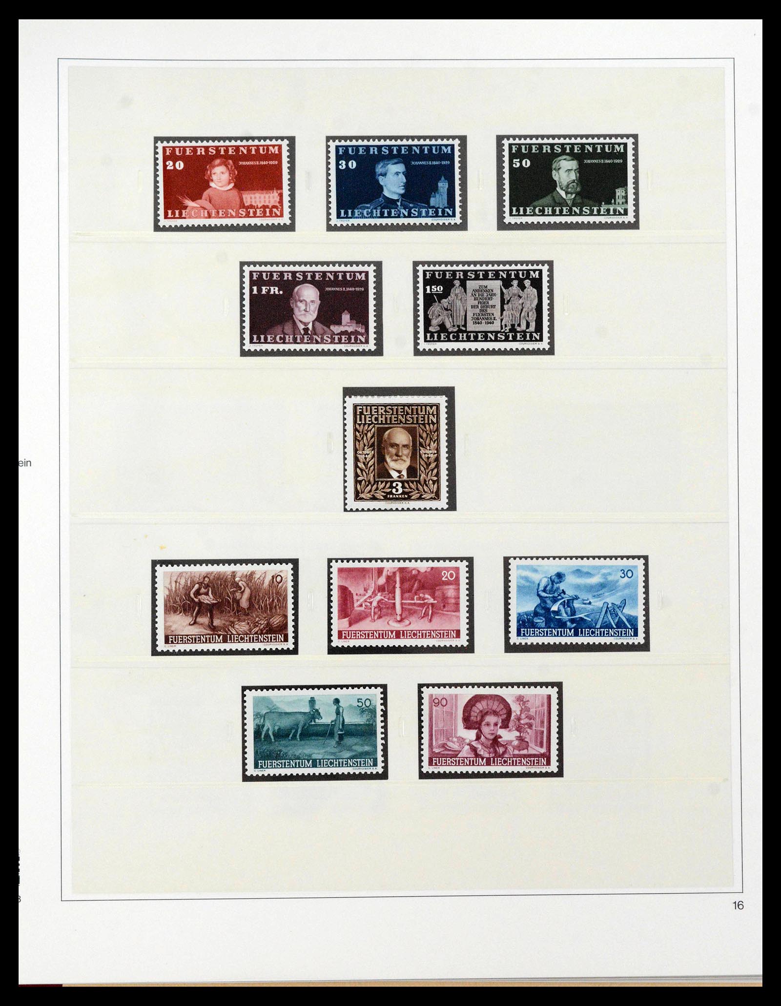 39887 0006 - Stamp collection 39887 Liechtenstein 1920-1960.