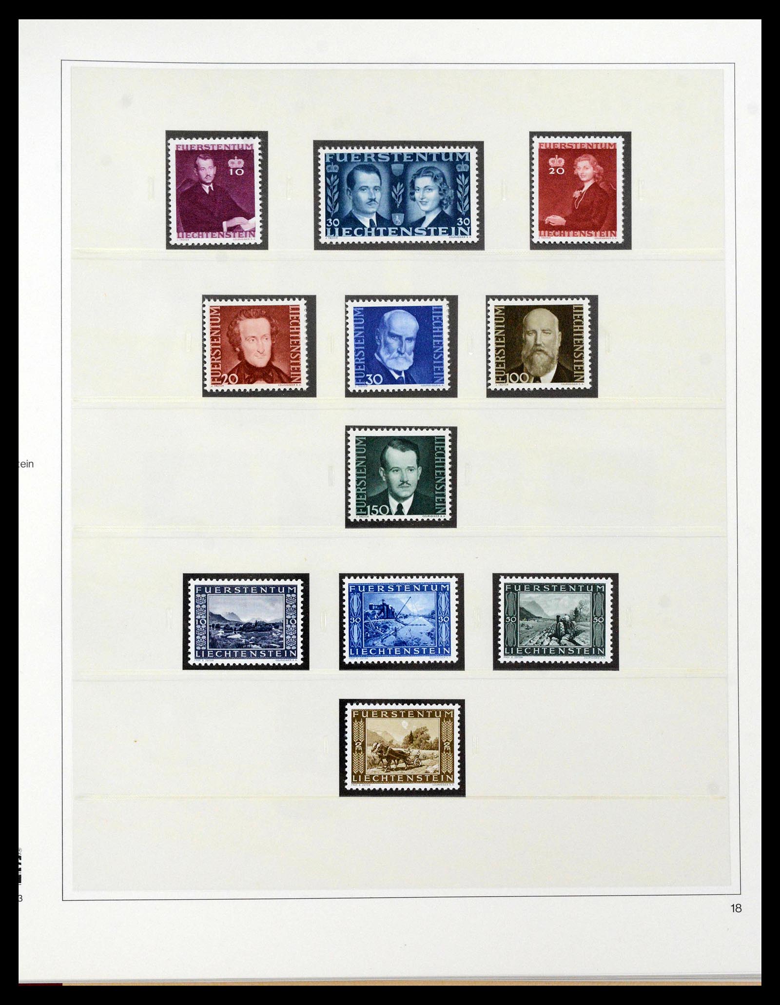 39887 0008 - Stamp collection 39887 Liechtenstein 1920-1960.