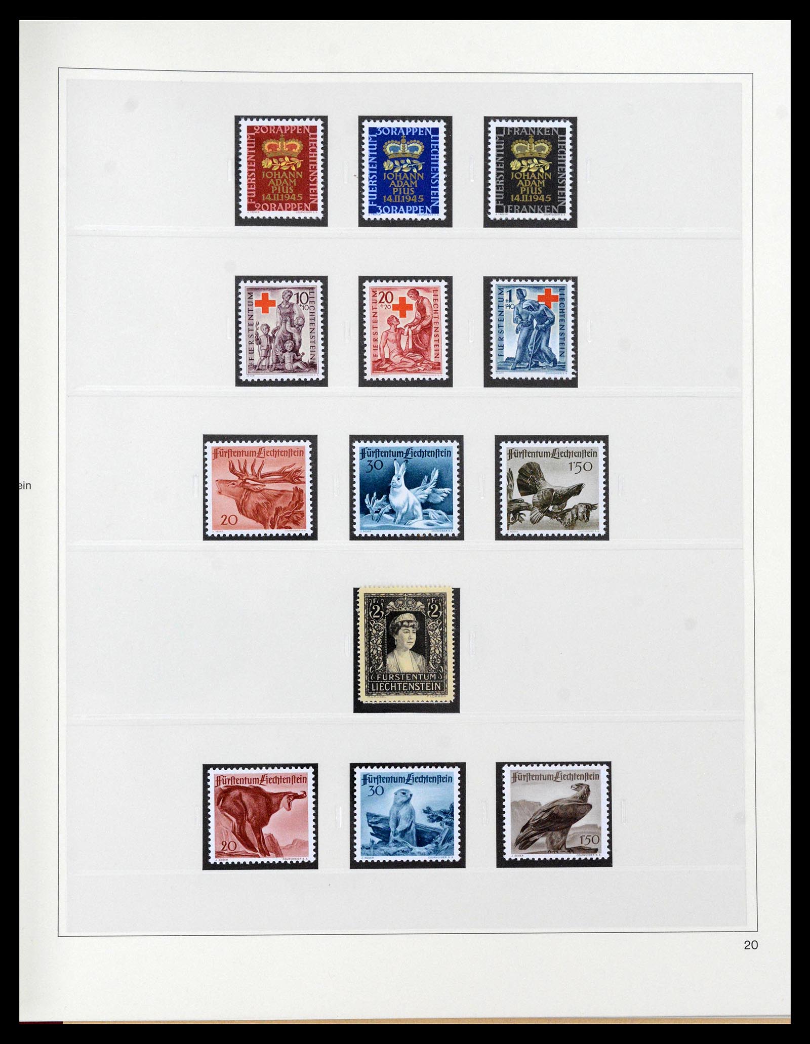 39887 0010 - Stamp collection 39887 Liechtenstein 1920-1960.