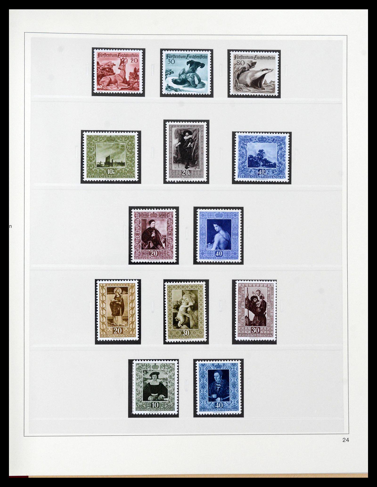 39887 0013 - Stamp collection 39887 Liechtenstein 1920-1960.