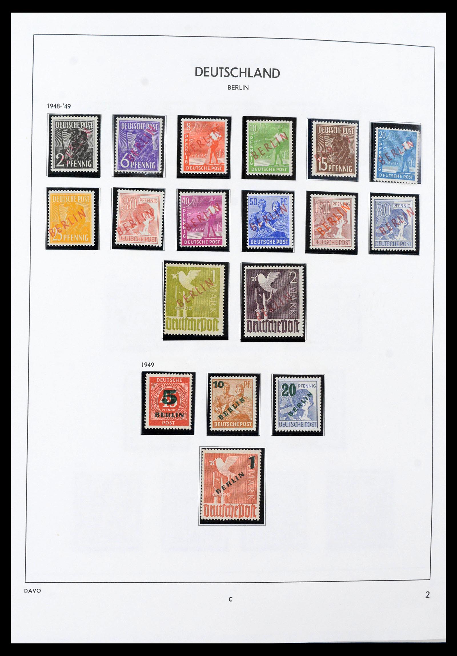 39891 0002 - Stamp collection 39891 Berlin complete 1948-1990.