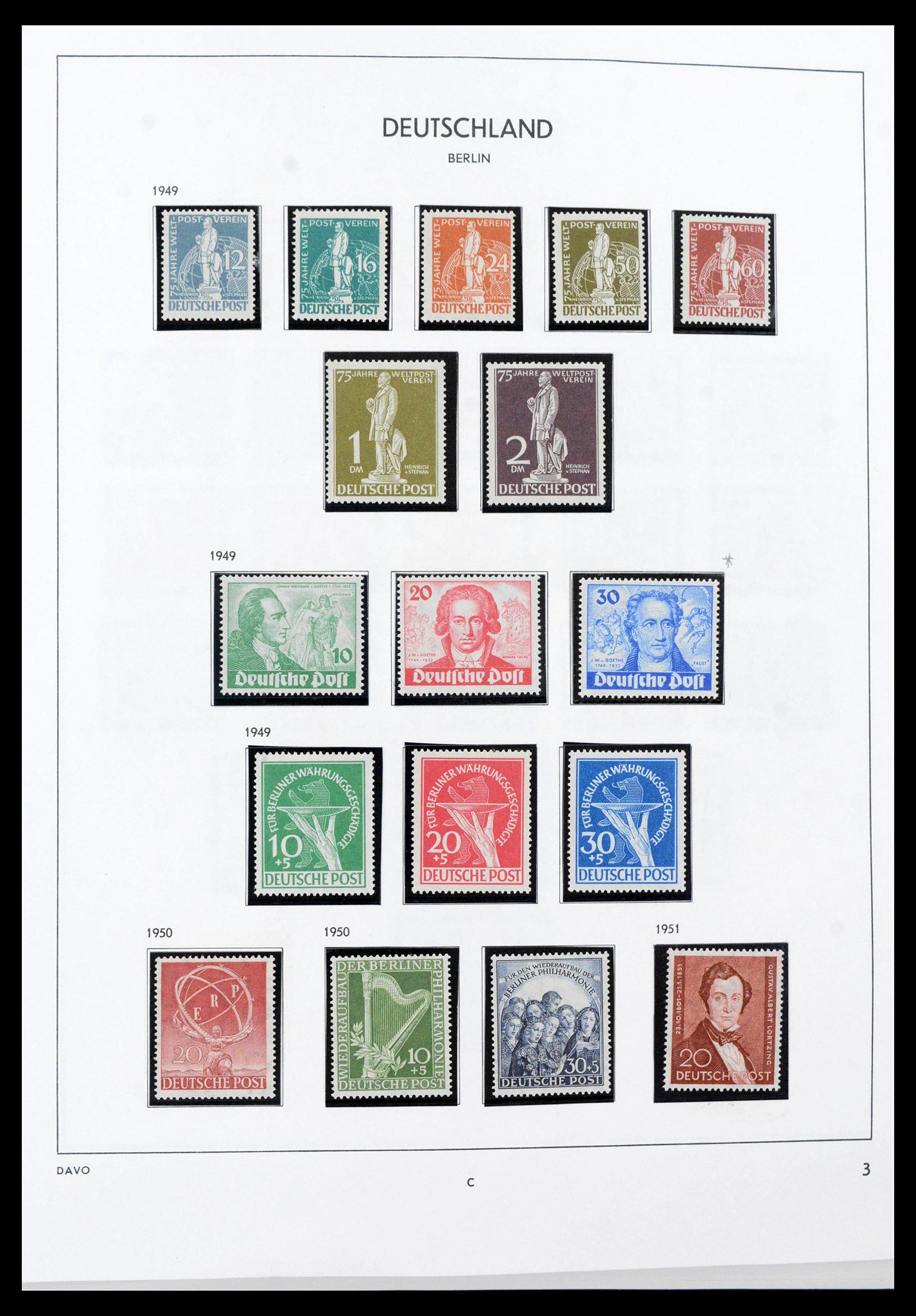 39891 0003 - Stamp collection 39891 Berlin complete 1948-1990.