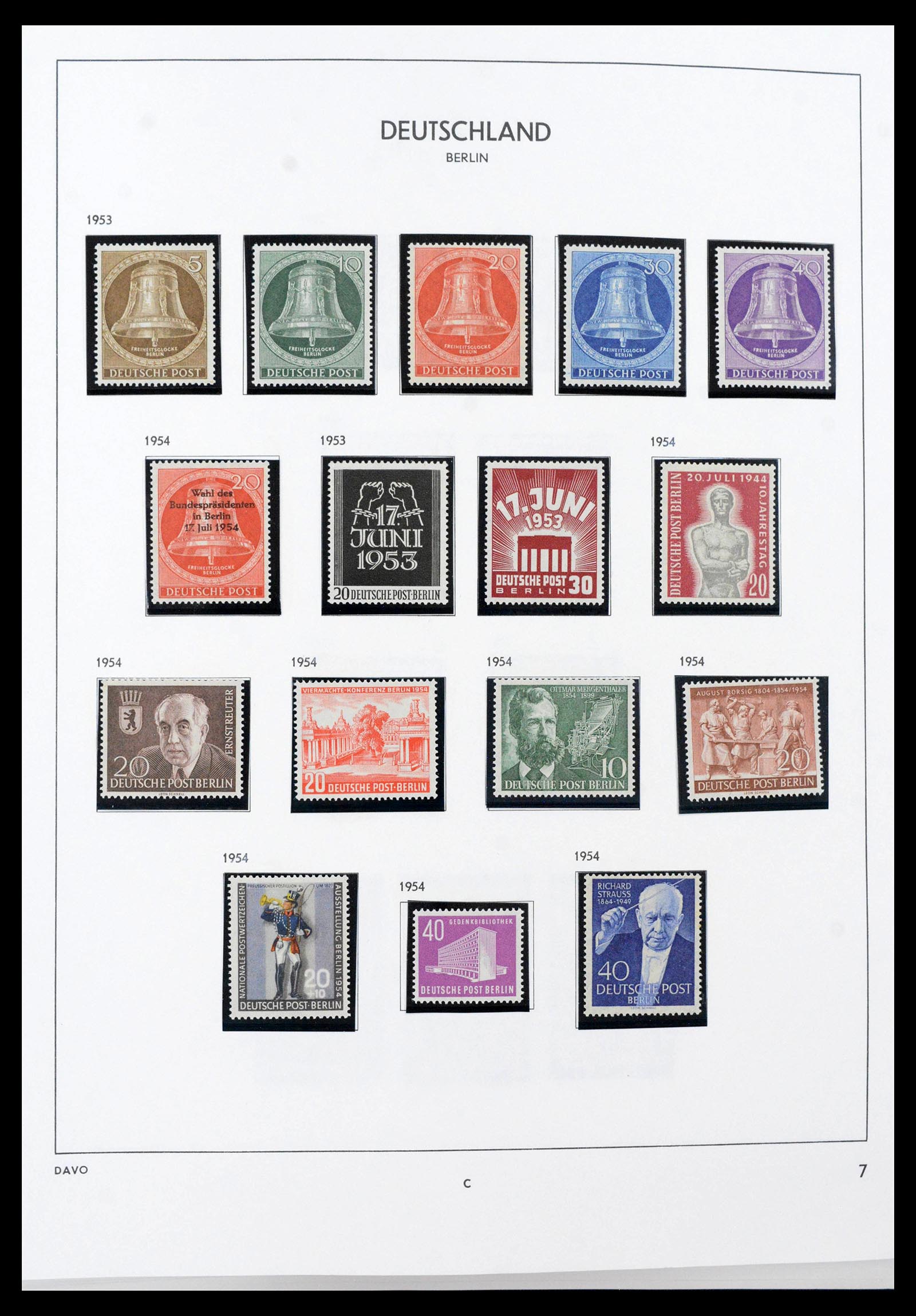 39891 0007 - Stamp collection 39891 Berlin complete 1948-1990.