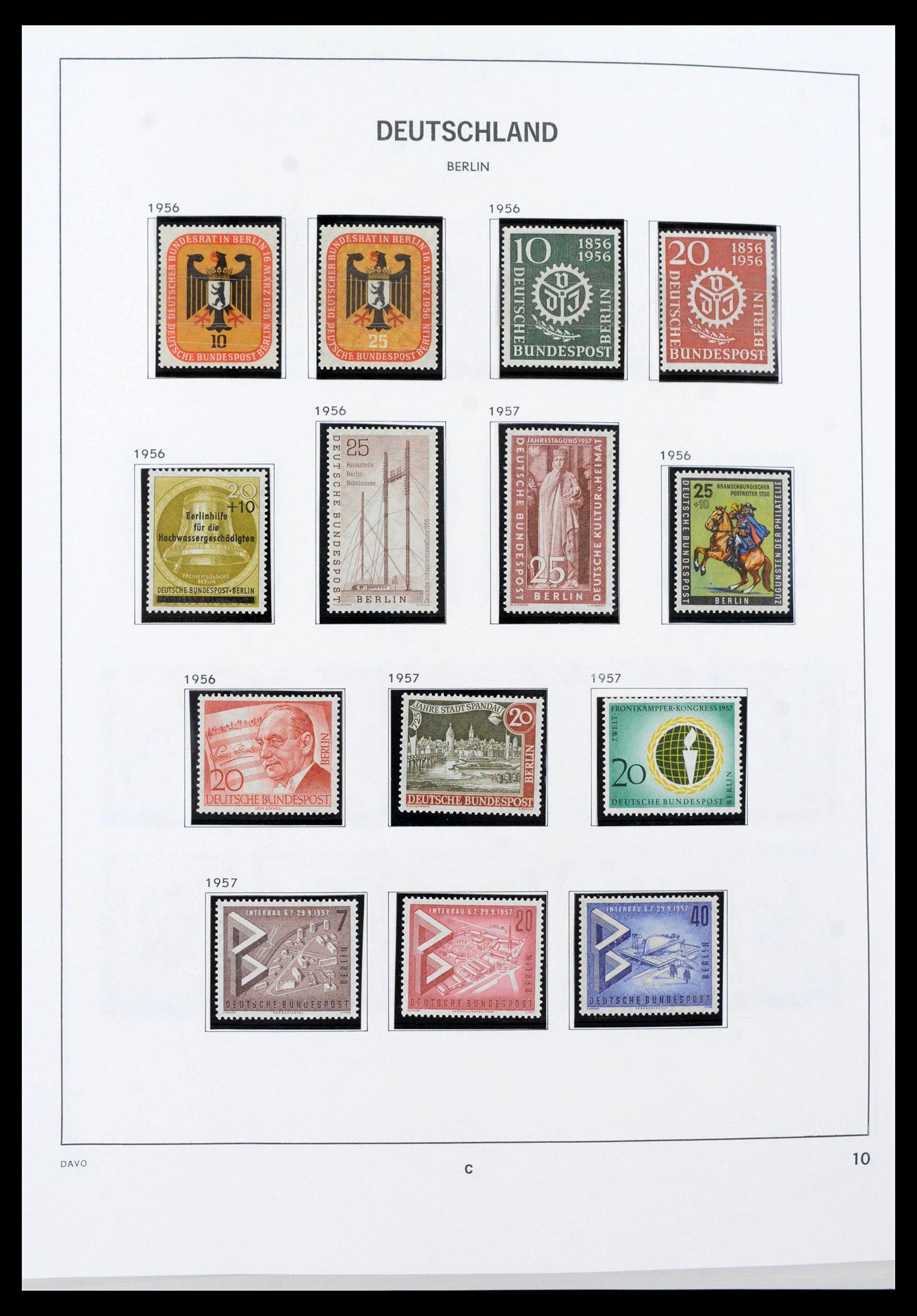 39891 0010 - Stamp collection 39891 Berlin complete 1948-1990.