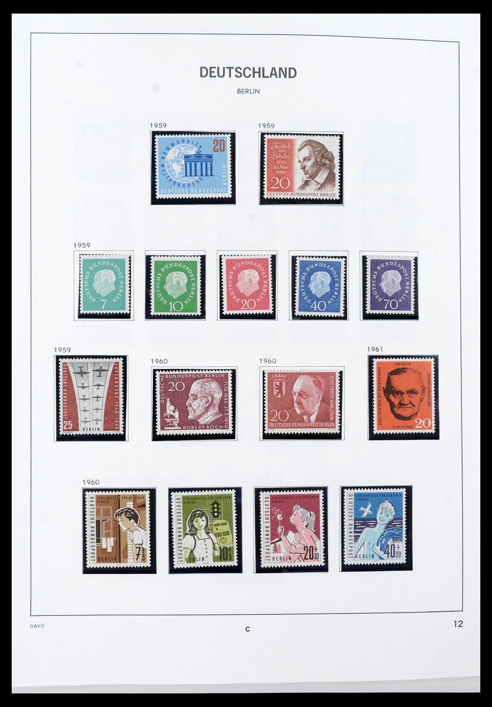 39891 0012 - Stamp collection 39891 Berlin complete 1948-1990.