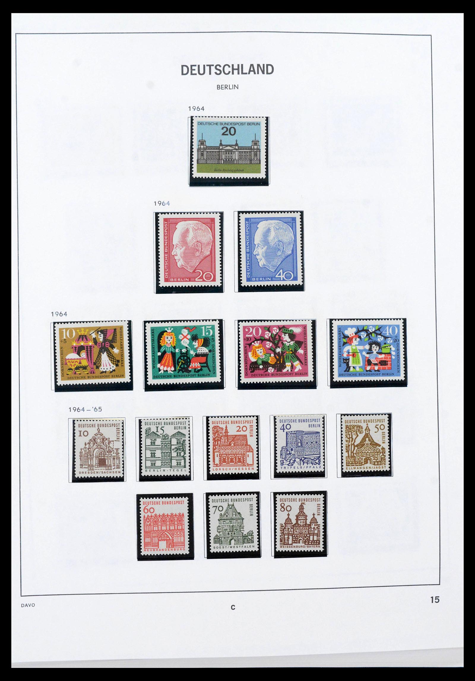 39891 0015 - Stamp collection 39891 Berlin complete 1948-1990.