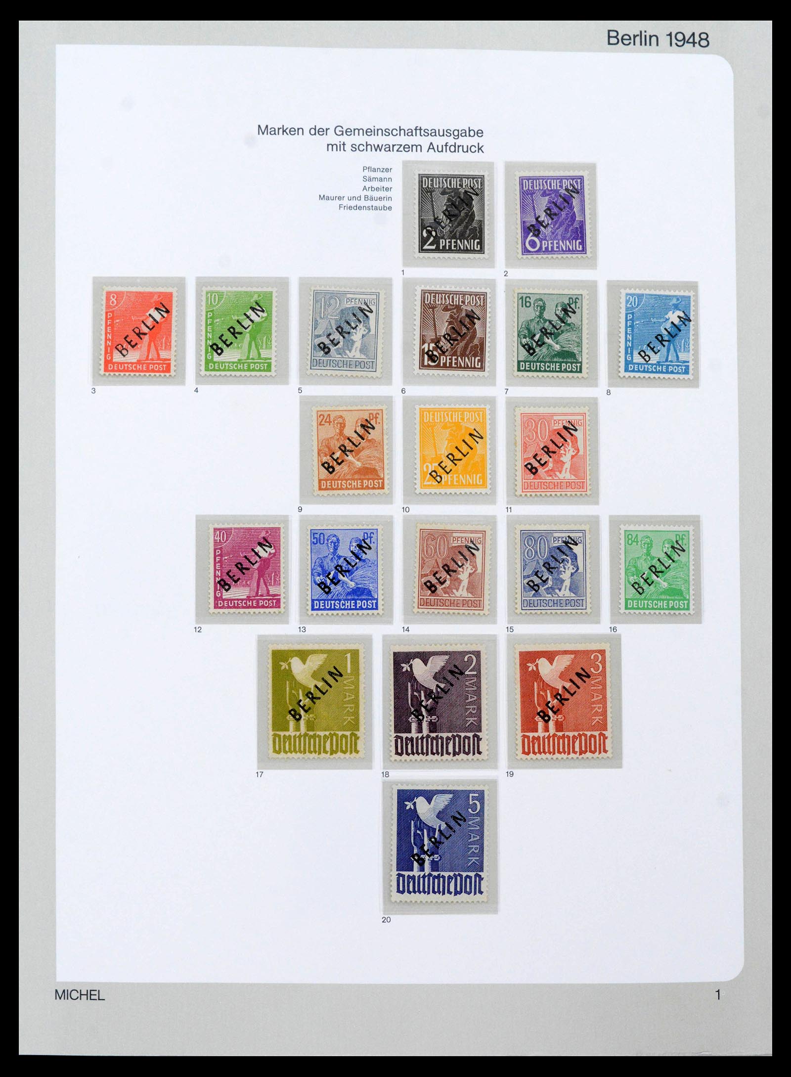 39892 0001 - Stamp collection 39892 Berlin complete 1948-1990.