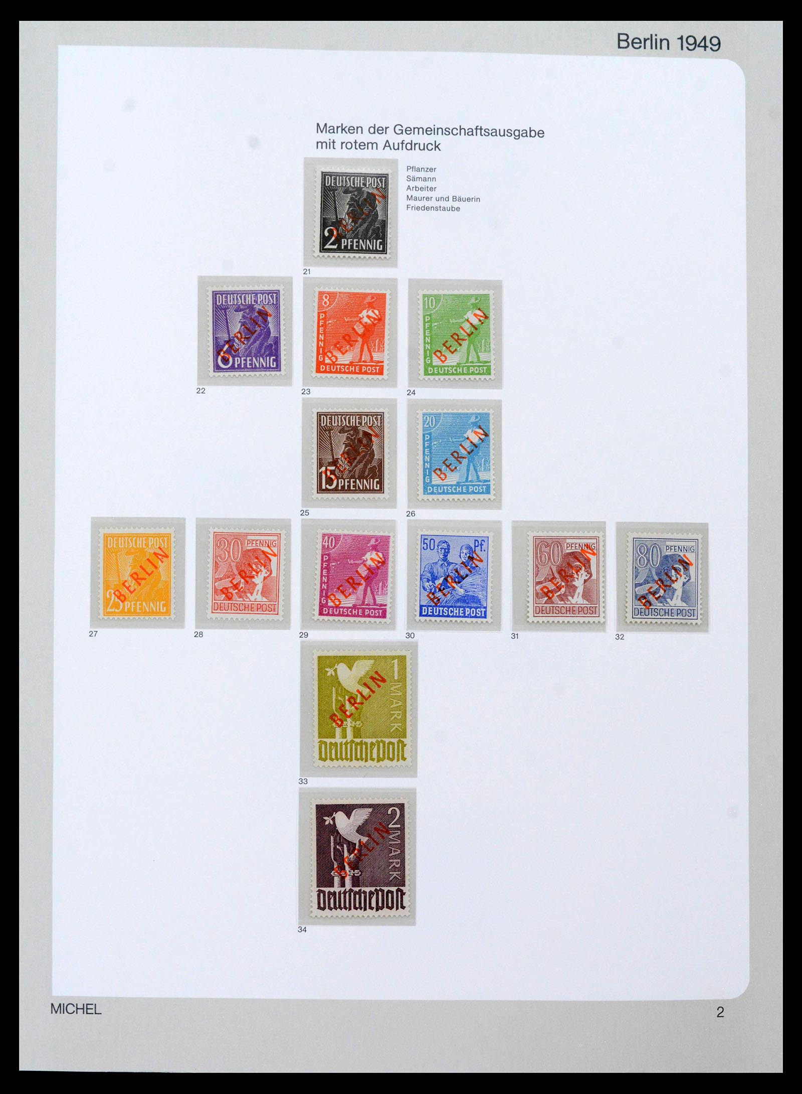 39892 0002 - Stamp collection 39892 Berlin complete 1948-1990.