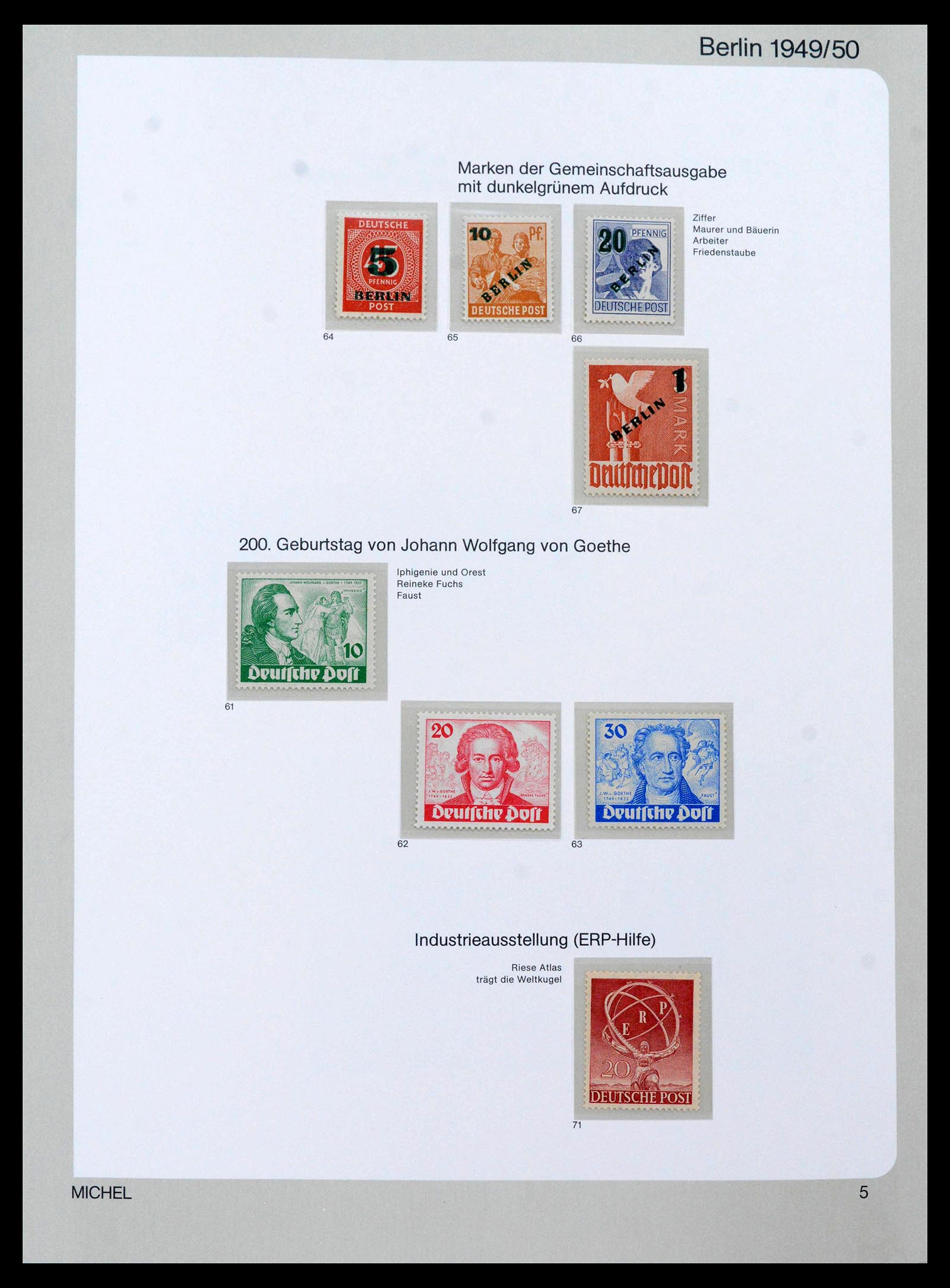 39892 0005 - Stamp collection 39892 Berlin complete 1948-1990.