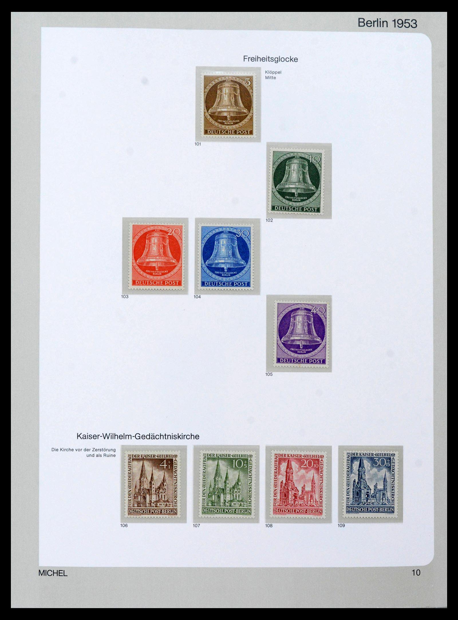 39892 0010 - Stamp collection 39892 Berlin complete 1948-1990.