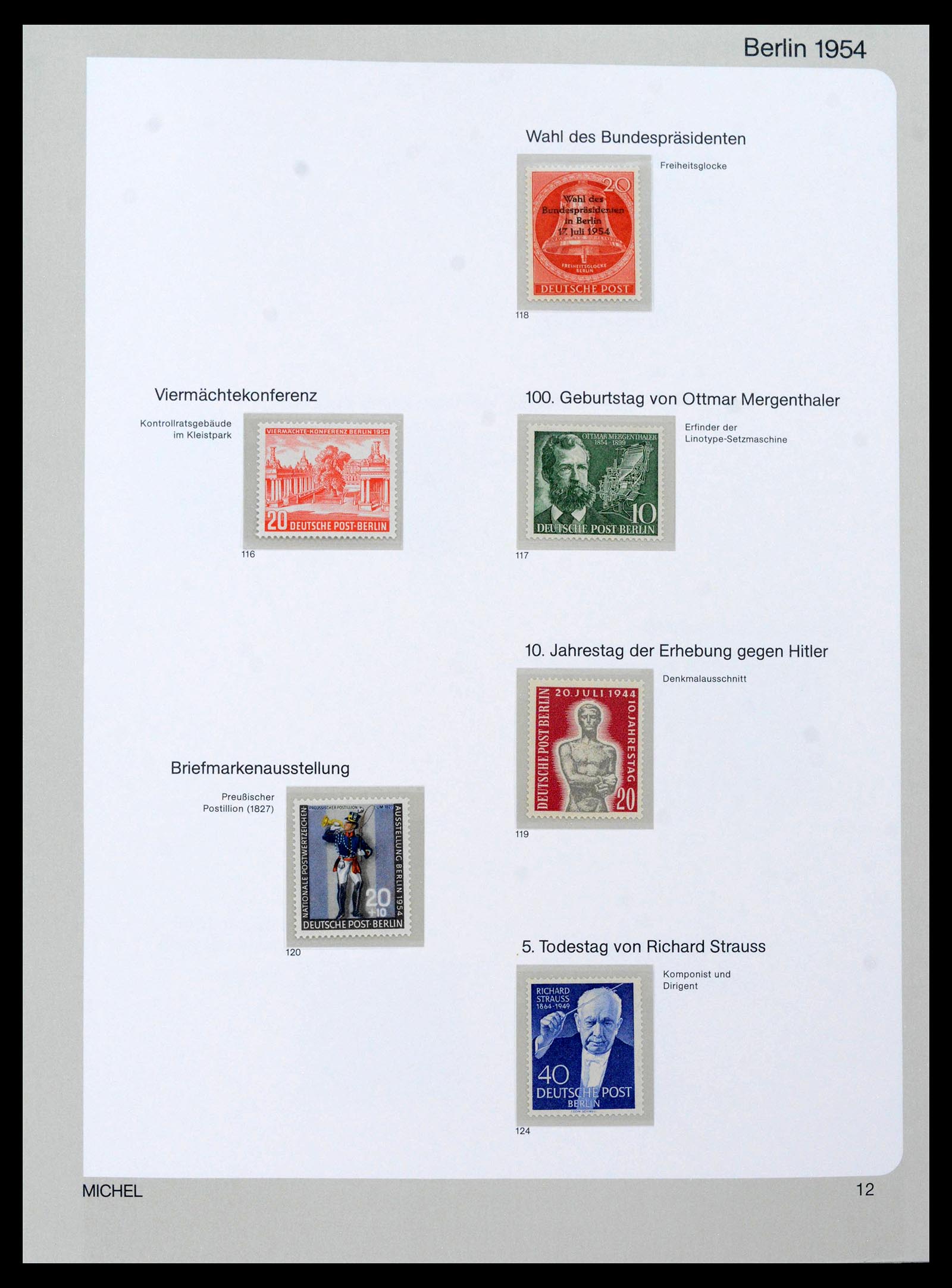 39892 0012 - Stamp collection 39892 Berlin complete 1948-1990.