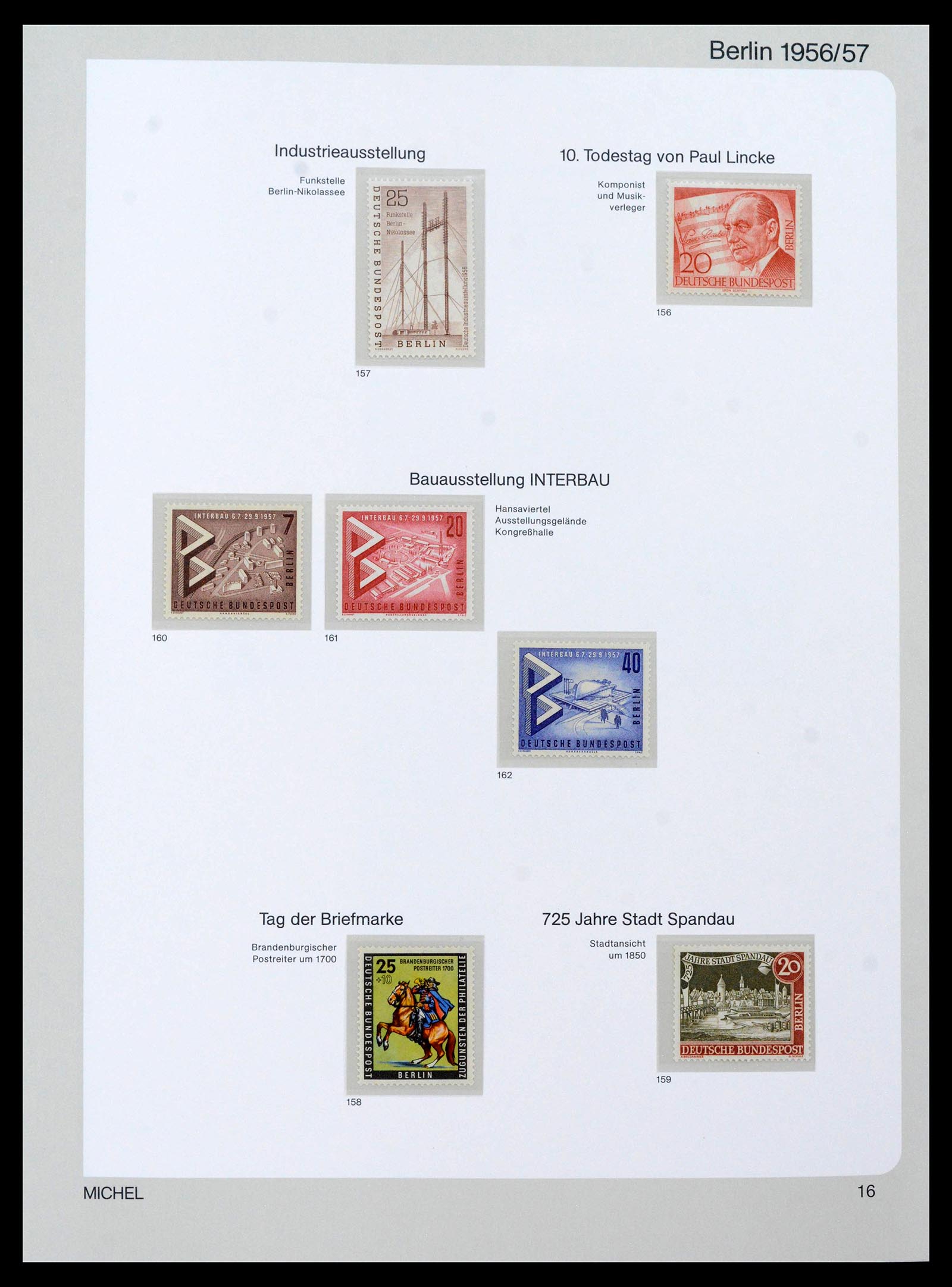 39892 0016 - Stamp collection 39892 Berlin complete 1948-1990.