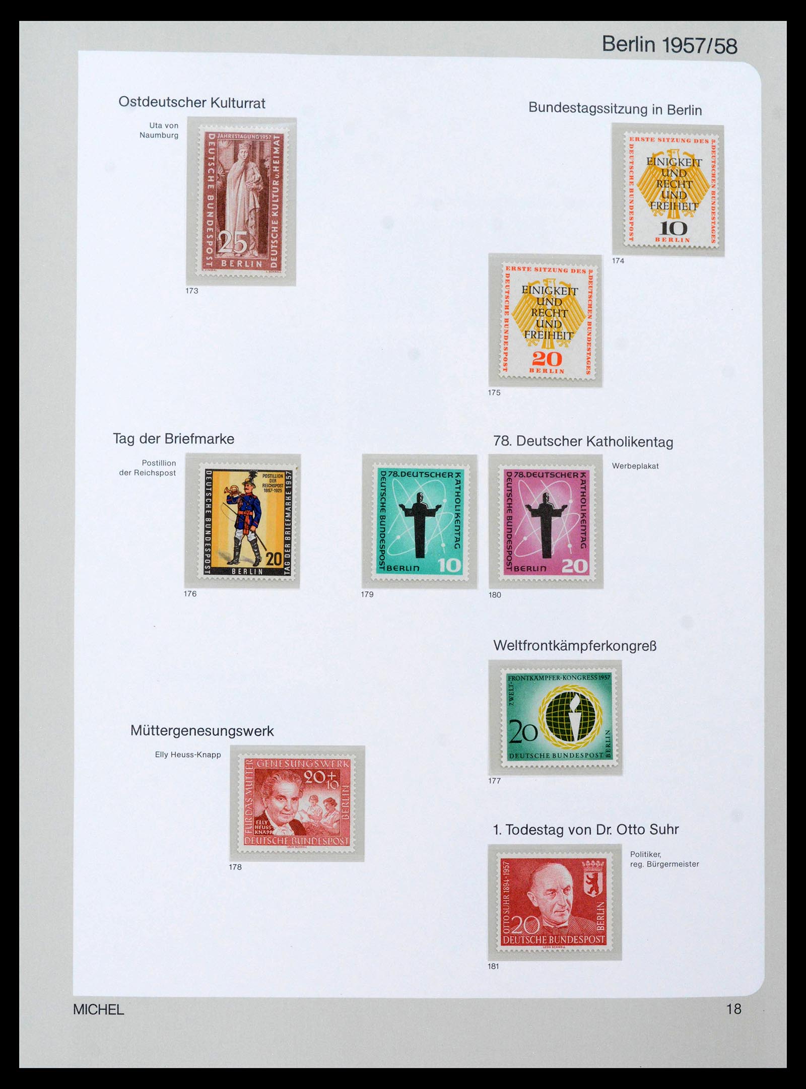 39892 0018 - Stamp collection 39892 Berlin complete 1948-1990.