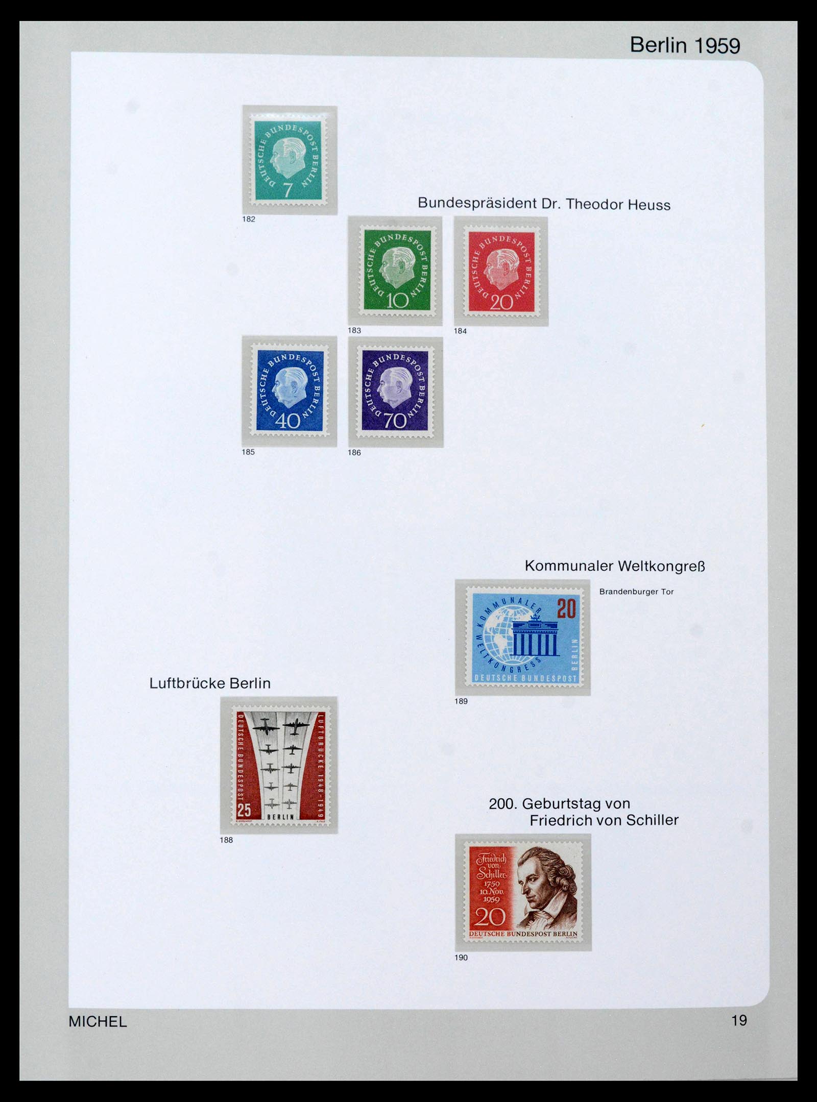 39892 0019 - Stamp collection 39892 Berlin complete 1948-1990.