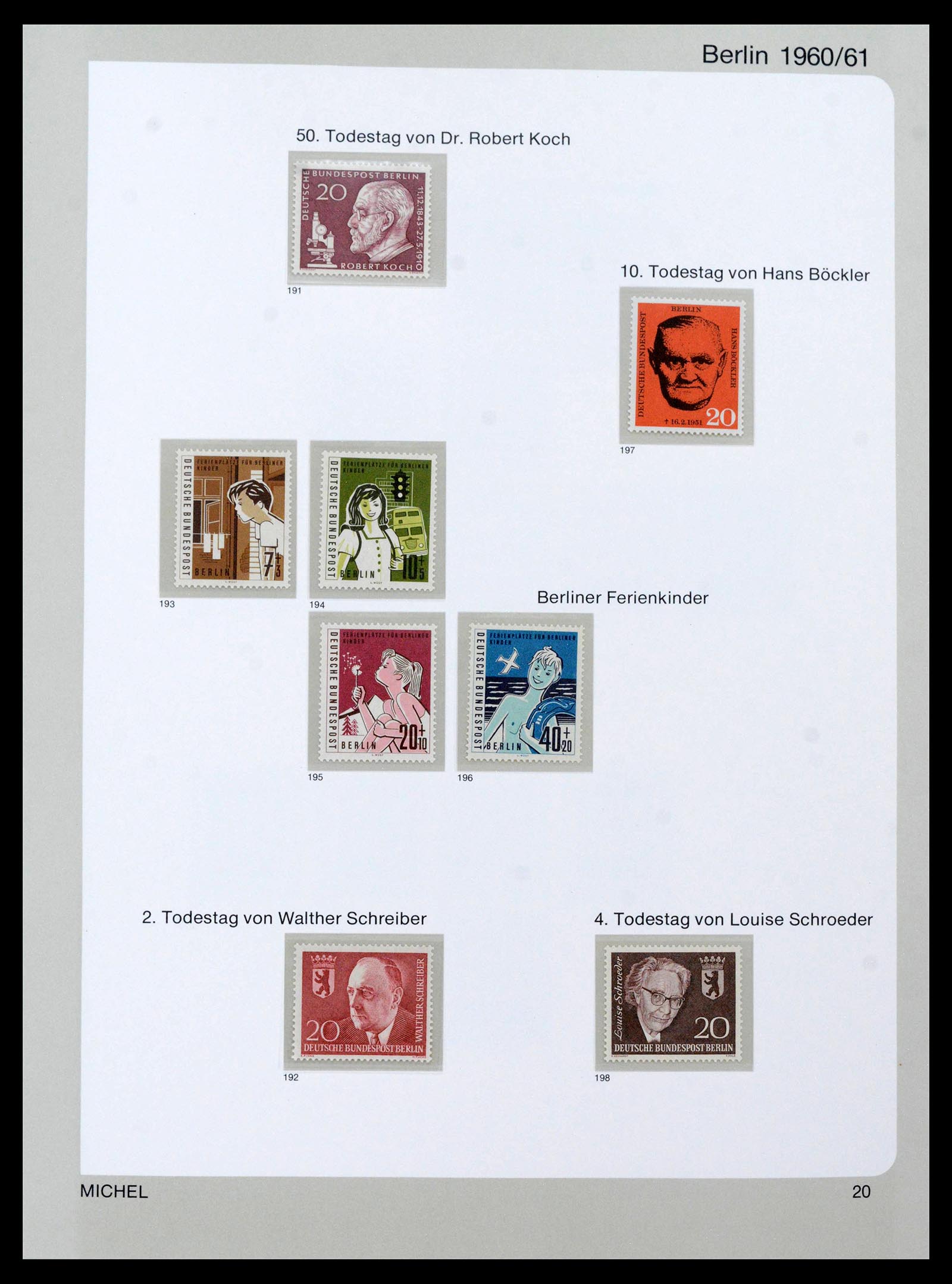 39892 0020 - Stamp collection 39892 Berlin complete 1948-1990.