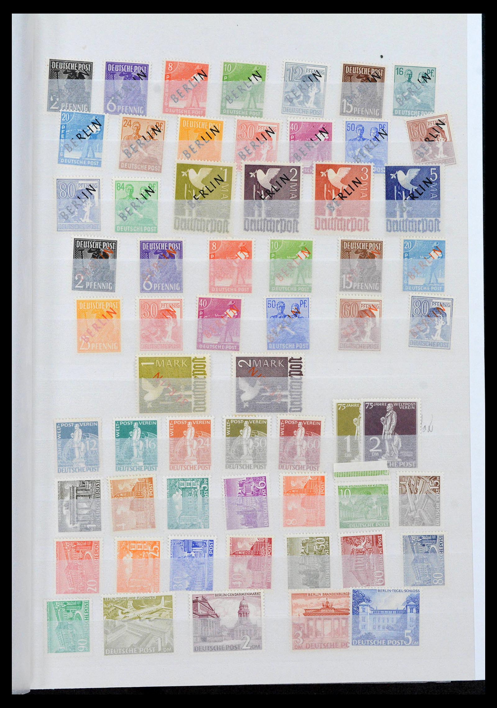 39893 0001 - Stamp collection 39893 Berlin 1948-1990.