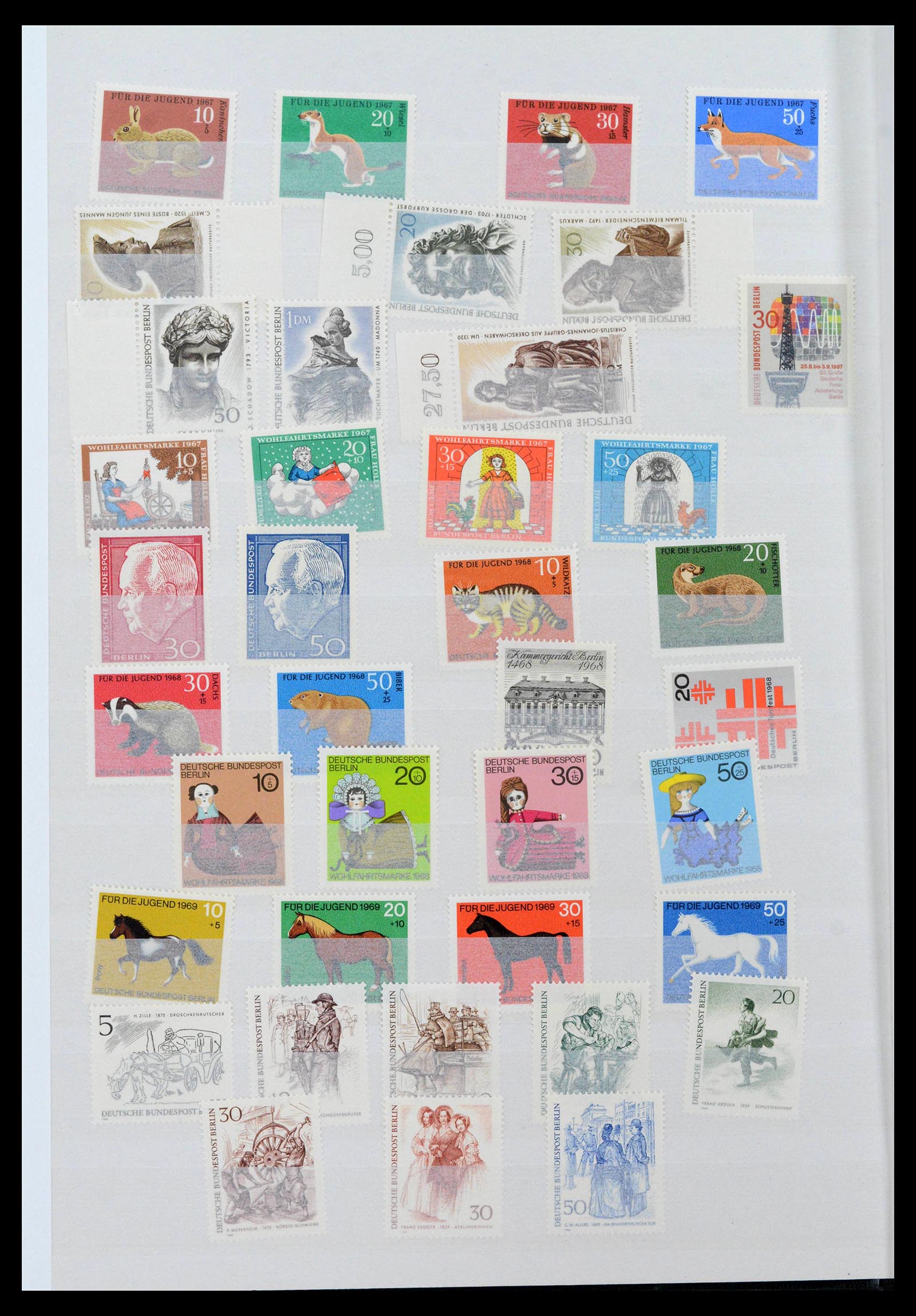 39893 0008 - Stamp collection 39893 Berlin 1948-1990.