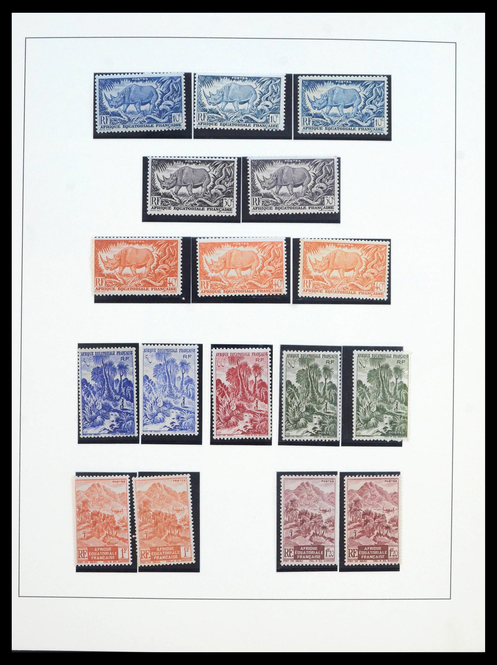 39897 0007 - Stamp collection 39897 French colonies in Africa 1900-1945.