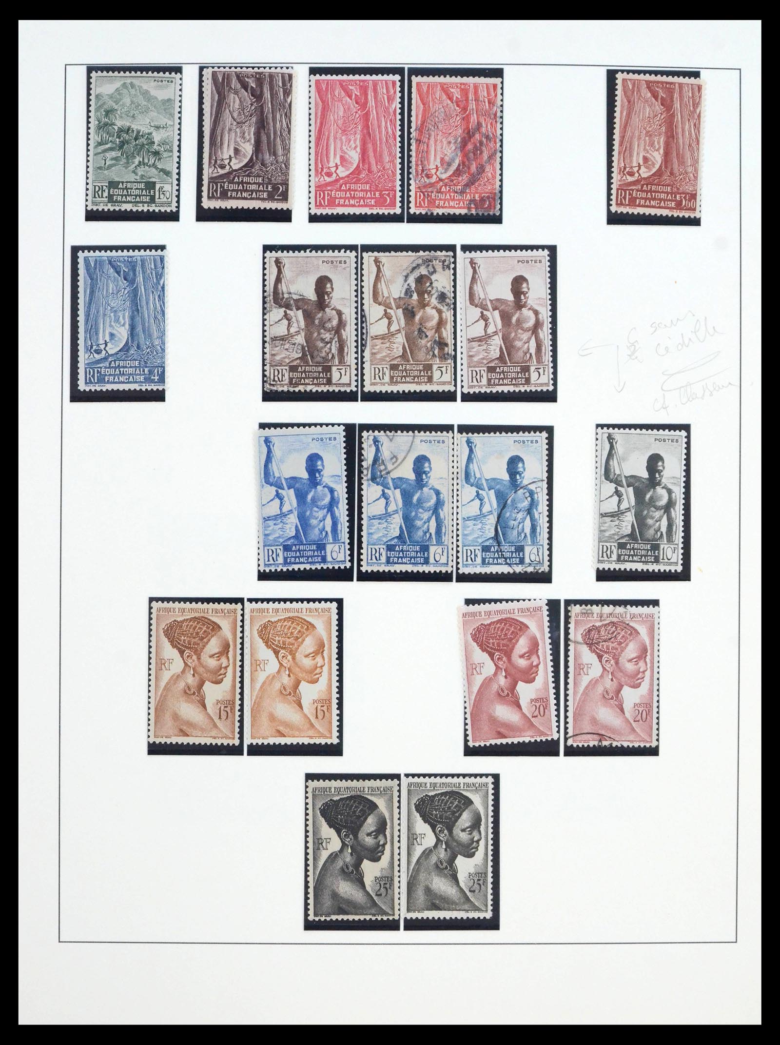 39897 0008 - Stamp collection 39897 French colonies in Africa 1900-1945.