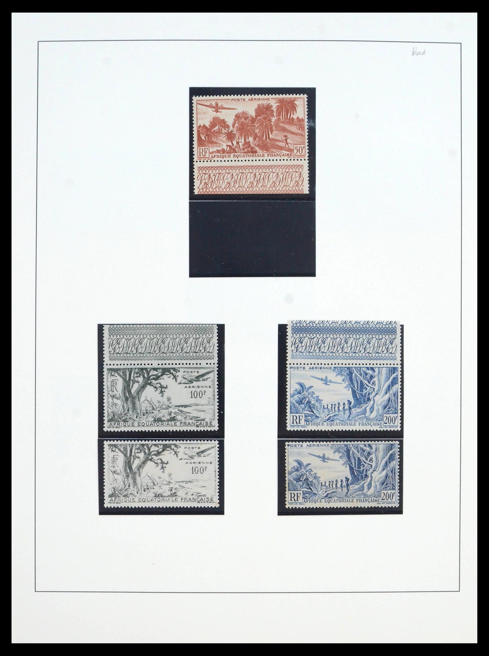 39897 0009 - Stamp collection 39897 French colonies in Africa 1900-1945.