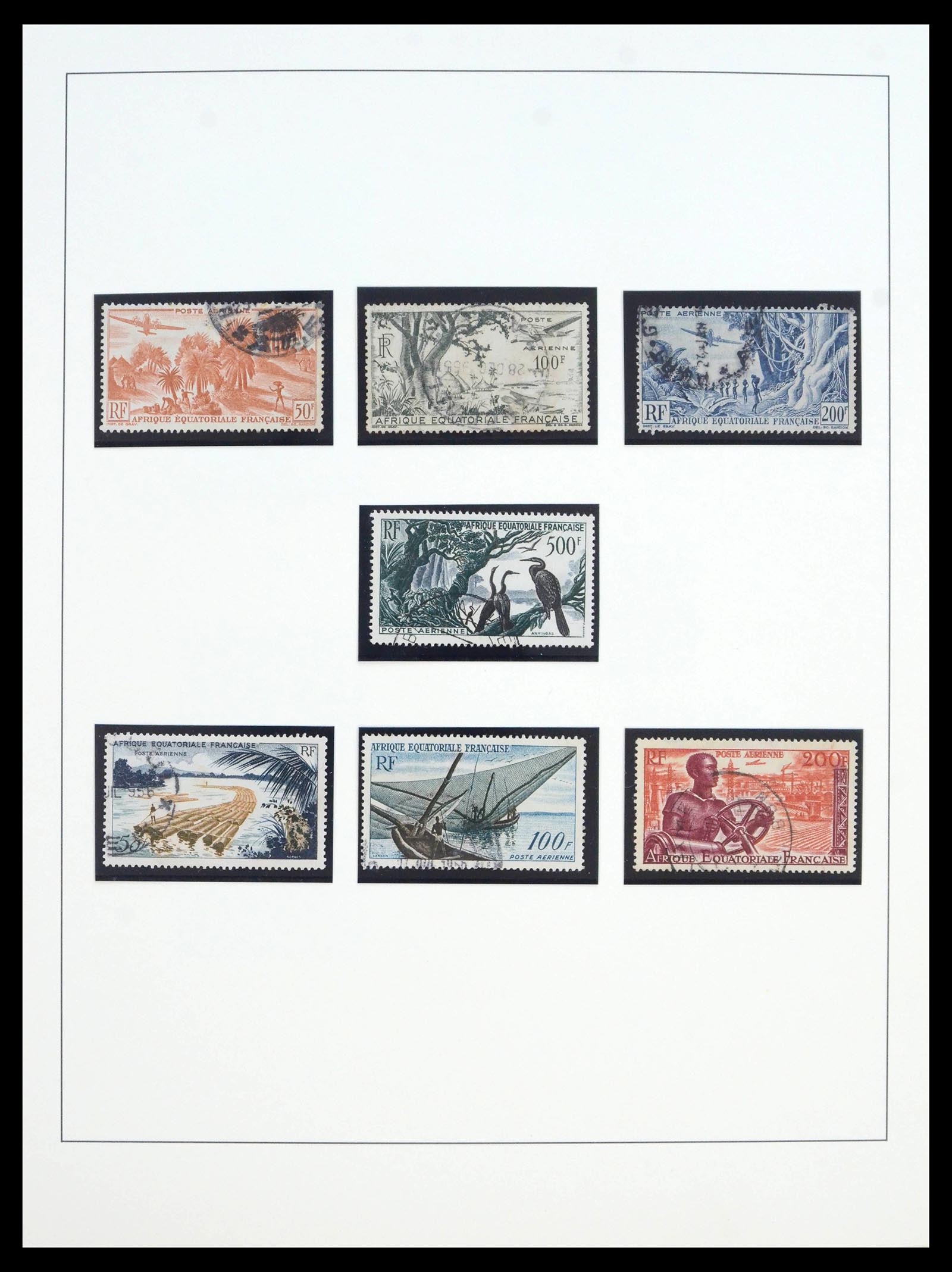 39897 0010 - Stamp collection 39897 French colonies in Africa 1900-1945.