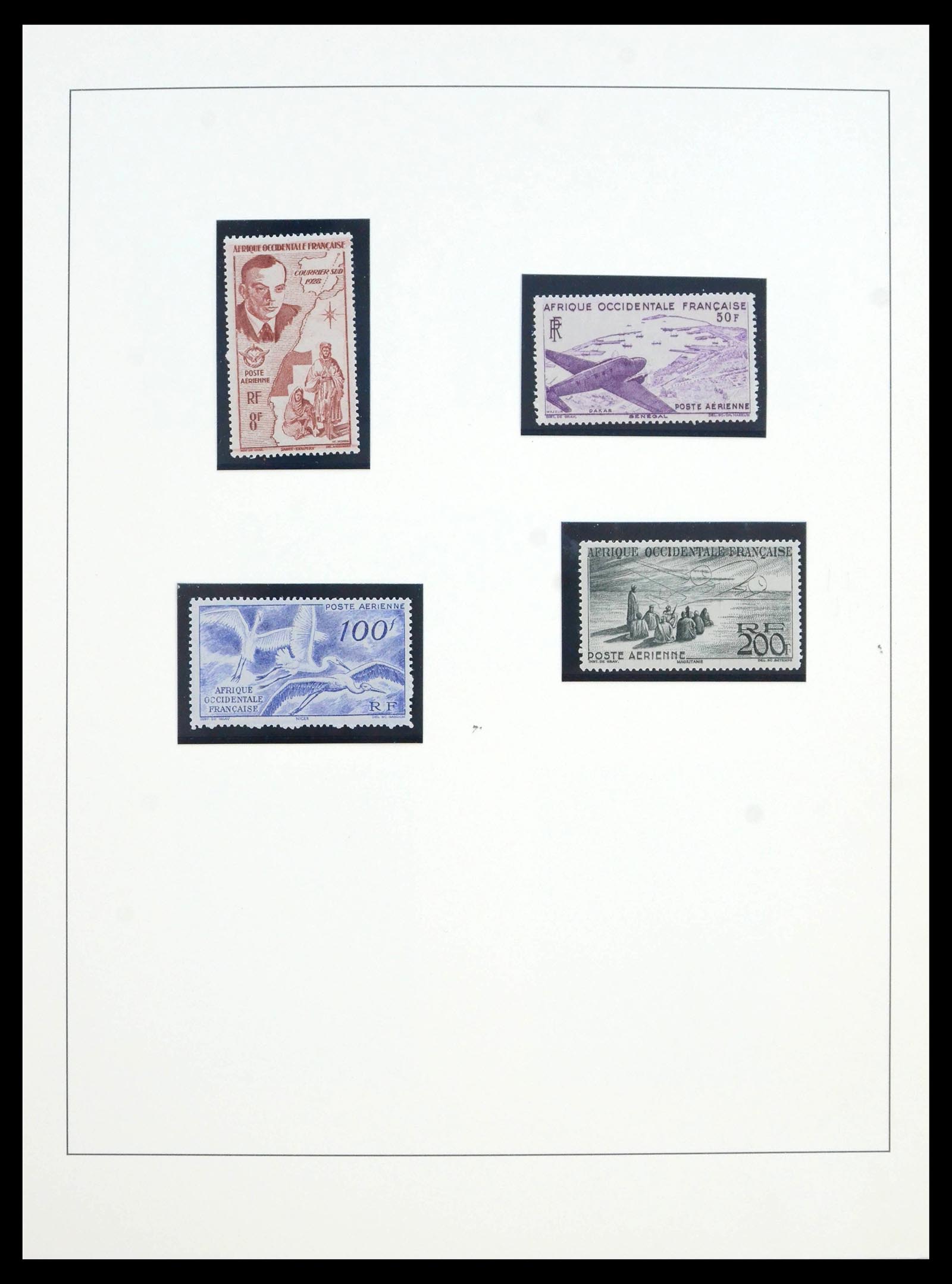 39897 0015 - Stamp collection 39897 French colonies in Africa 1900-1945.