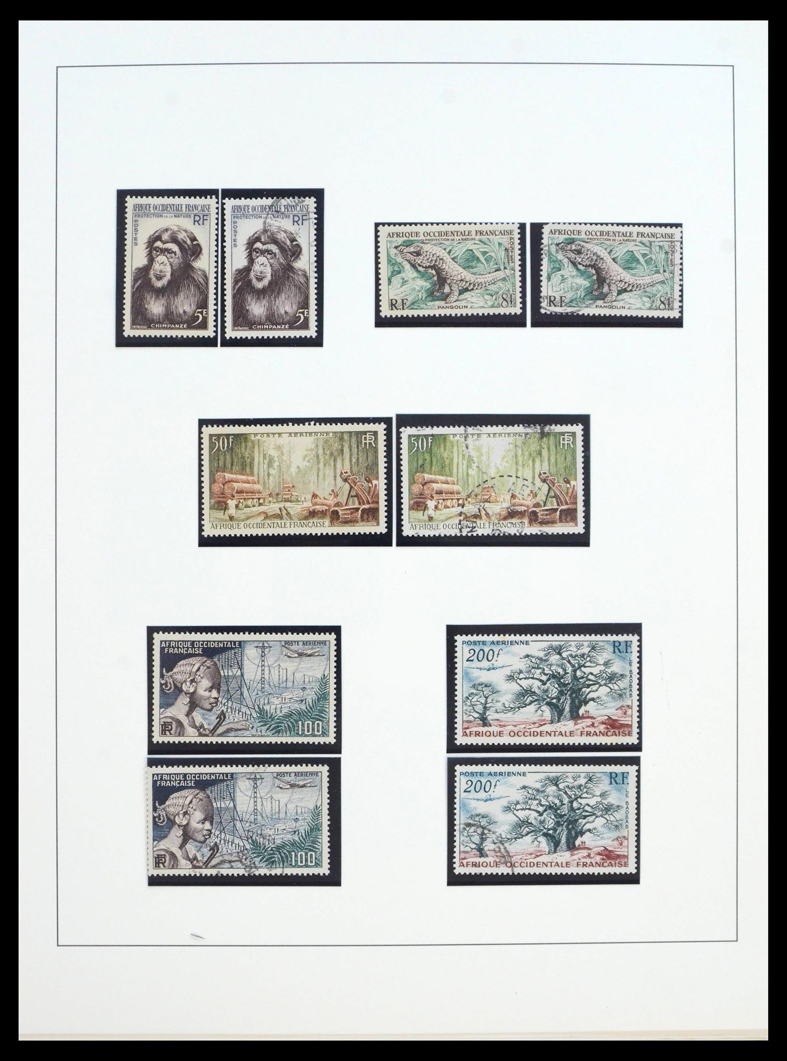 39897 0016 - Stamp collection 39897 French colonies in Africa 1900-1945.