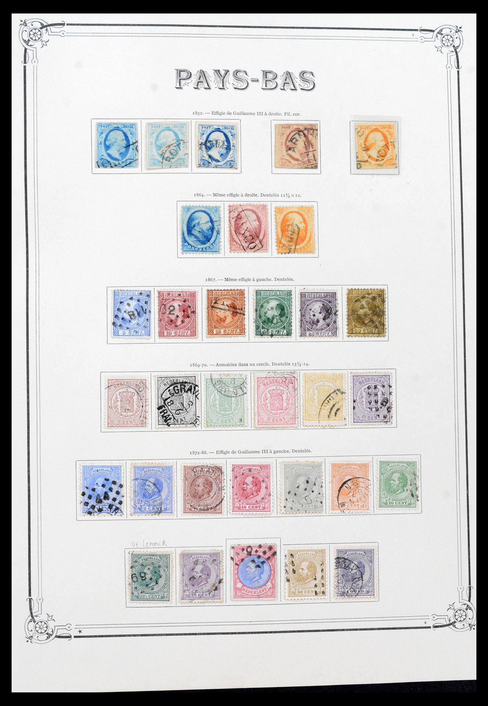 39900 0001 - Stamp collection 39900 Netherlands and territories 1852-1950.