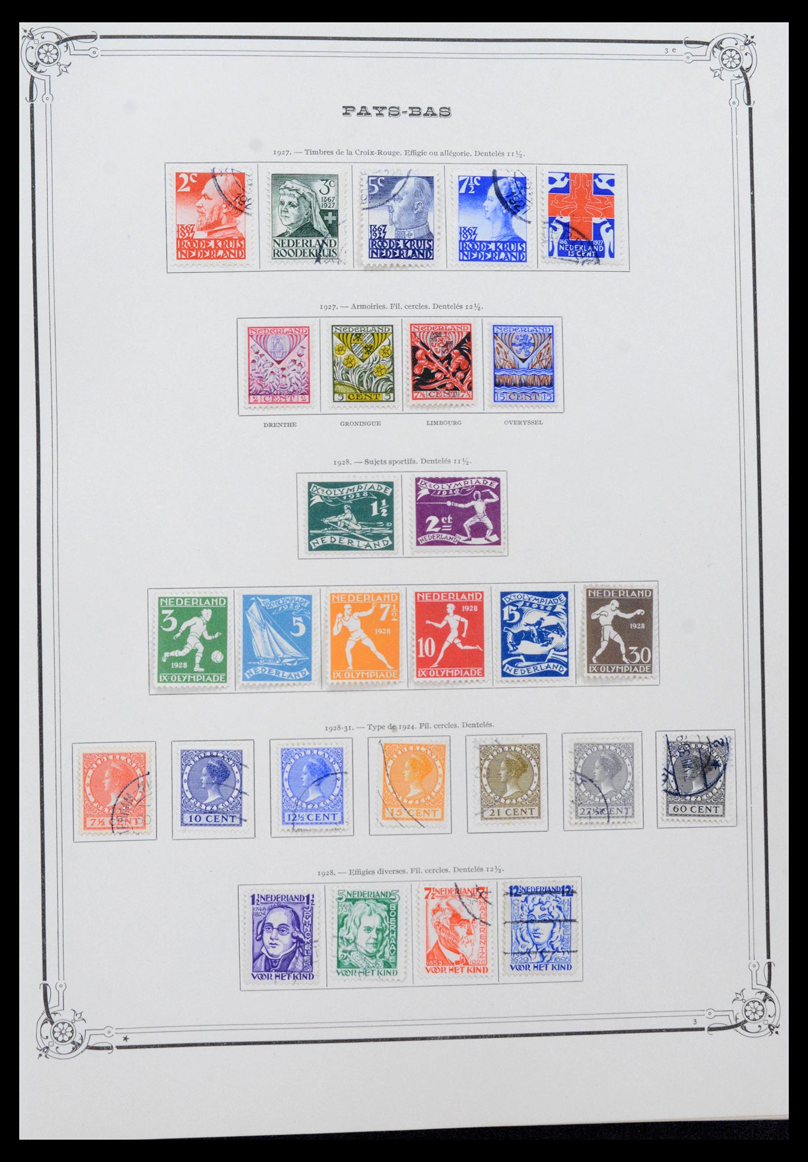 39900 0009 - Stamp collection 39900 Netherlands and territories 1852-1950.