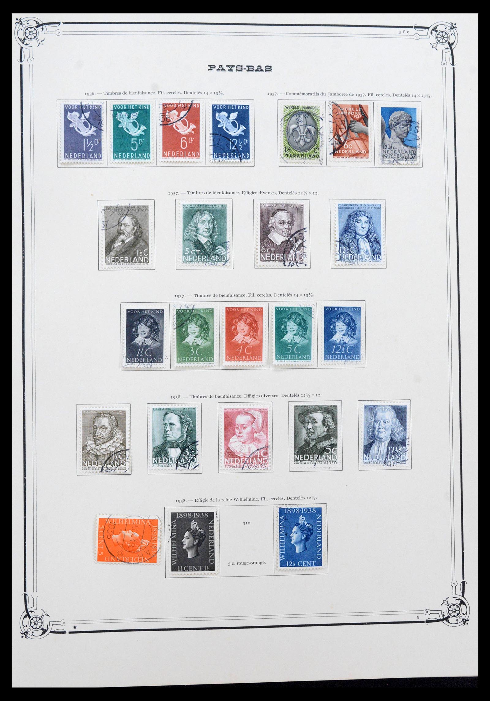 39900 0013 - Stamp collection 39900 Netherlands and territories 1852-1950.