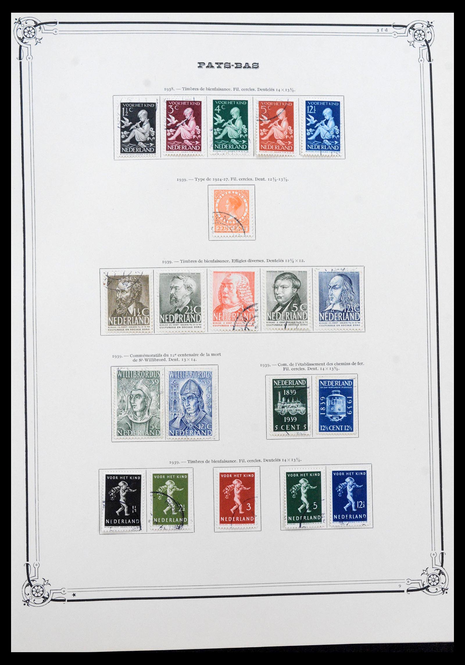 39900 0014 - Stamp collection 39900 Netherlands and territories 1852-1950.