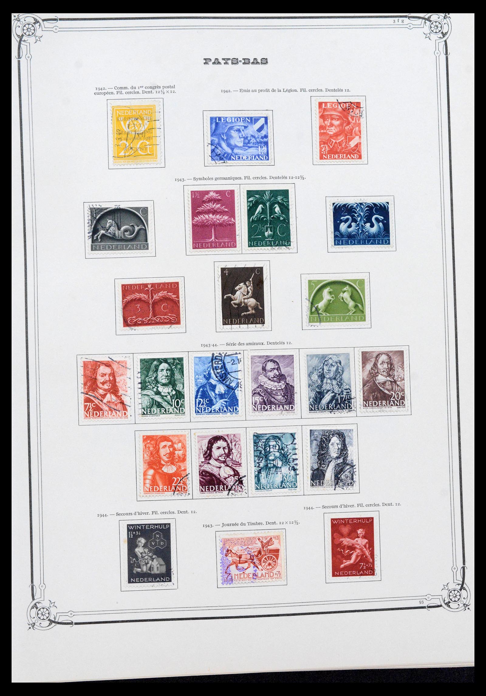 39900 0017 - Stamp collection 39900 Netherlands and territories 1852-1950.