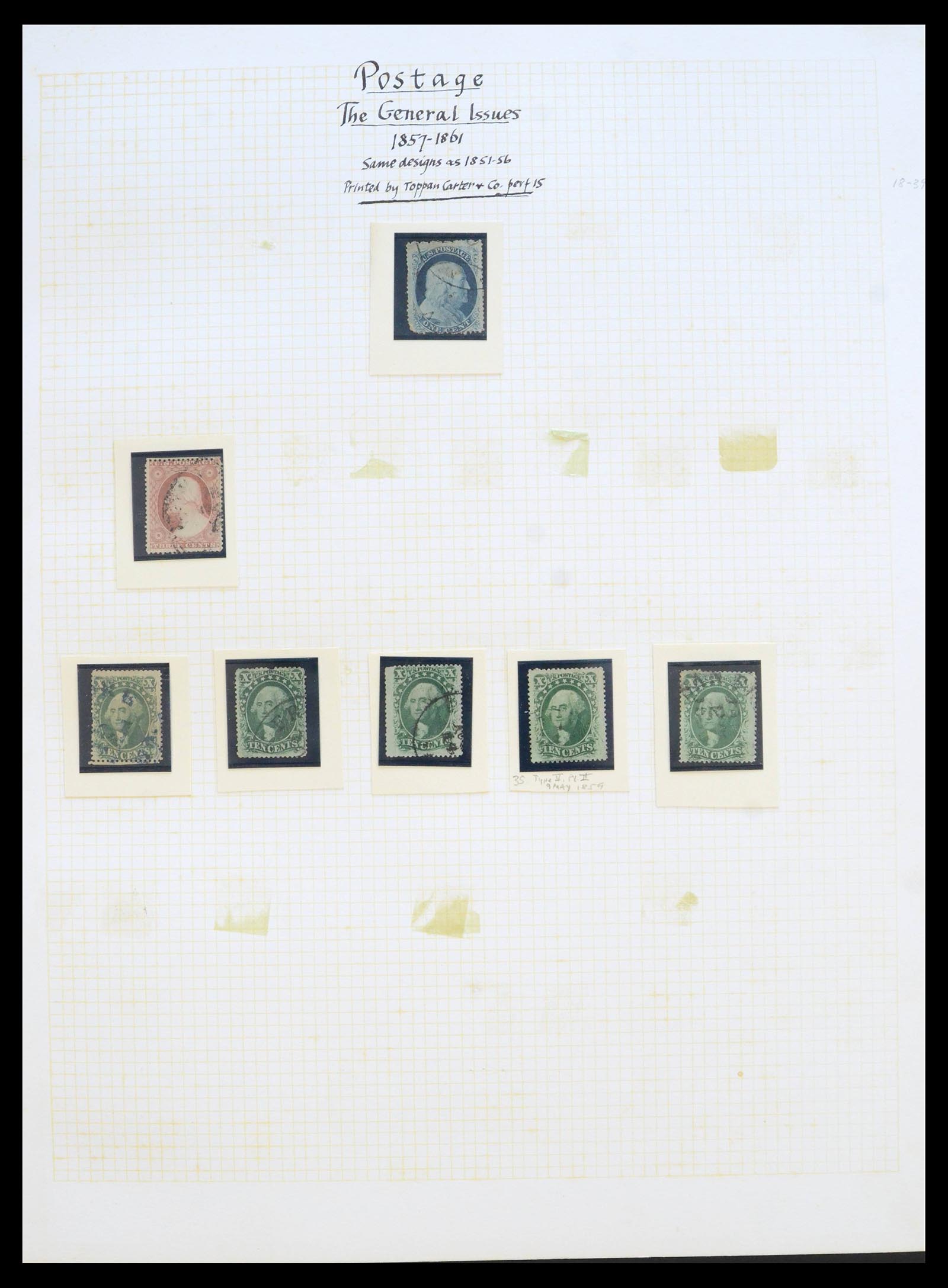 39901 0003 - Stamp collection 39901 USA 1851-1931.