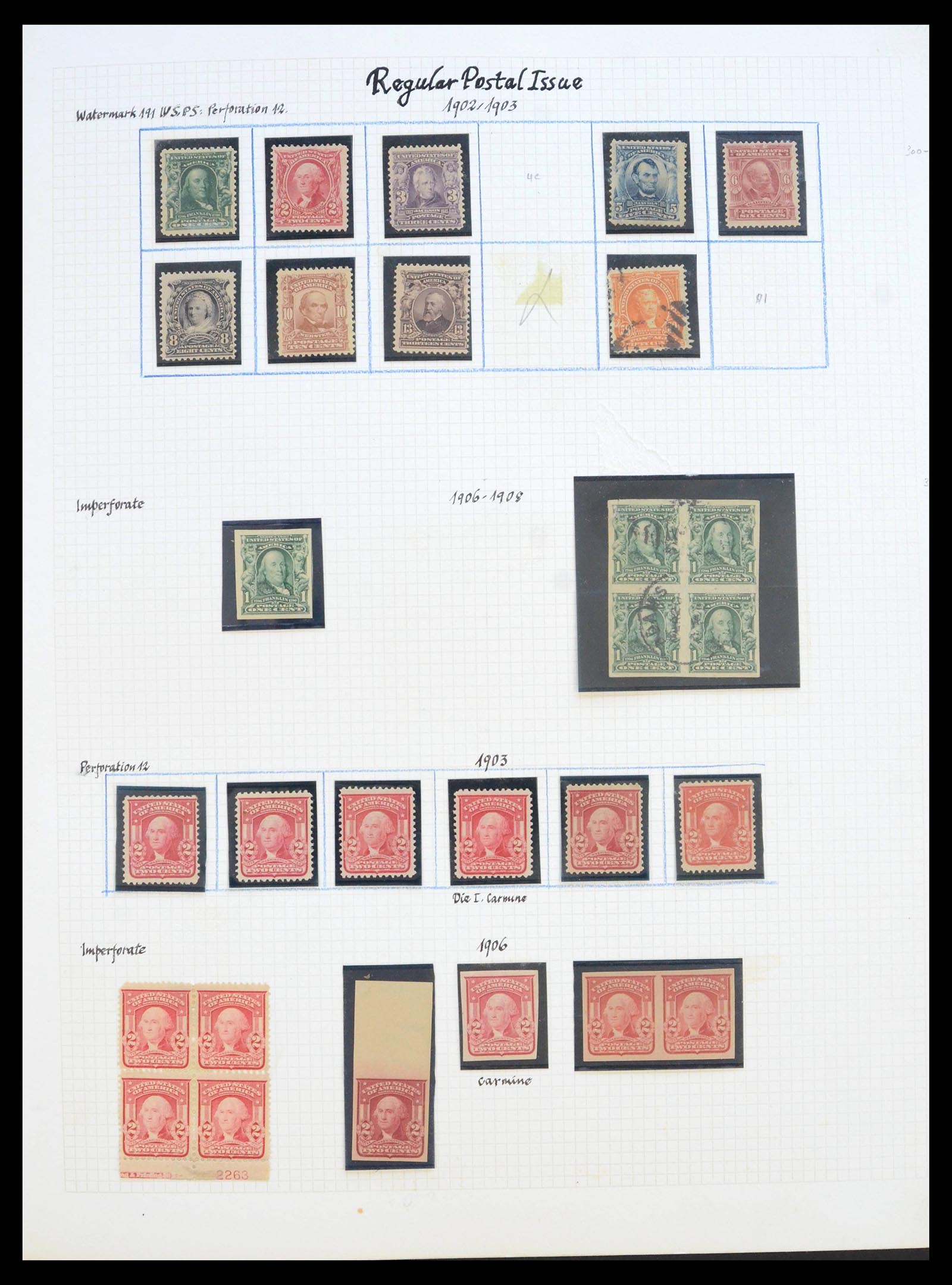 39901 0018 - Stamp collection 39901 USA 1851-1931.