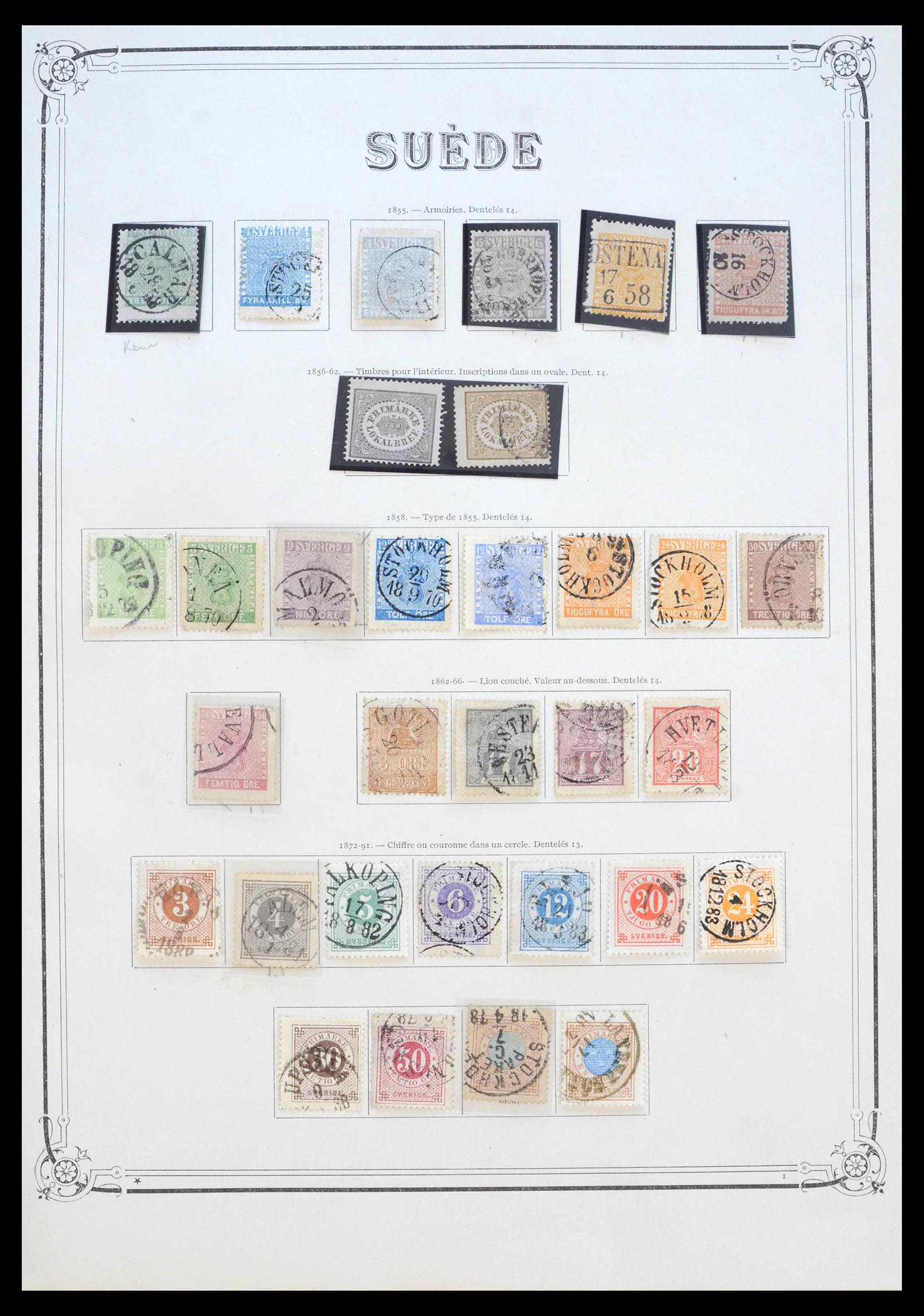 39905 0001 - Stamp collection 39905 Scandinavia 1851-1949.