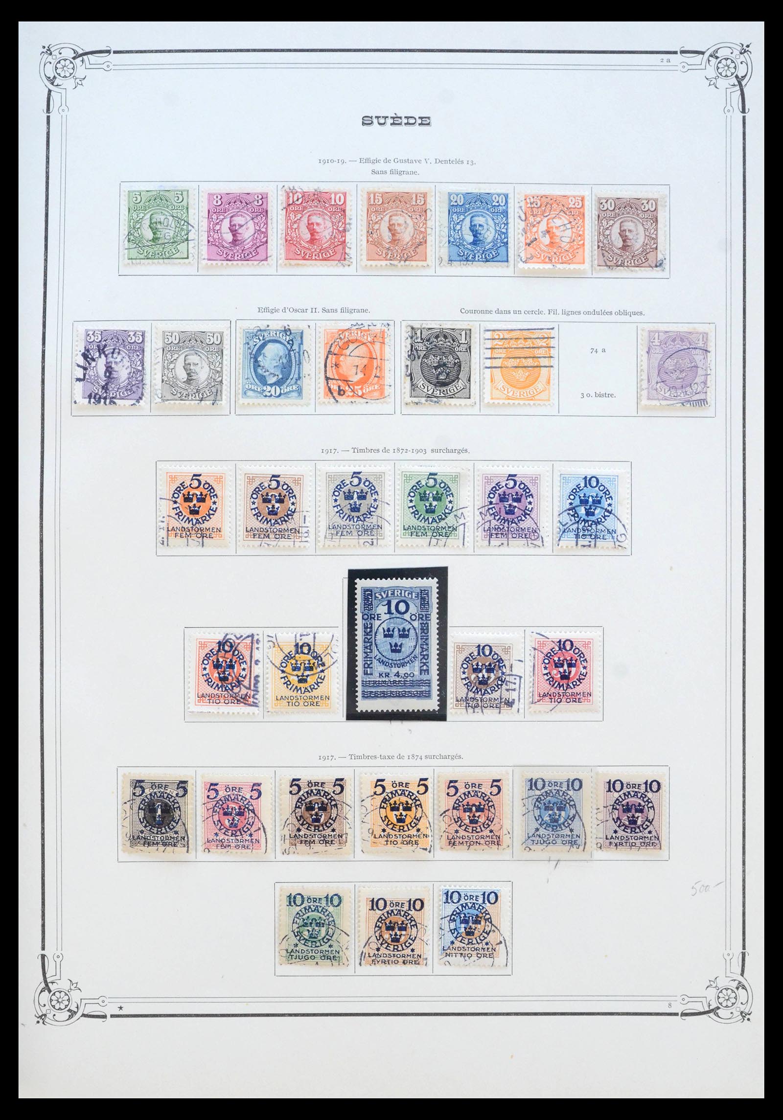 39905 0004 - Stamp collection 39905 Scandinavia 1851-1949.