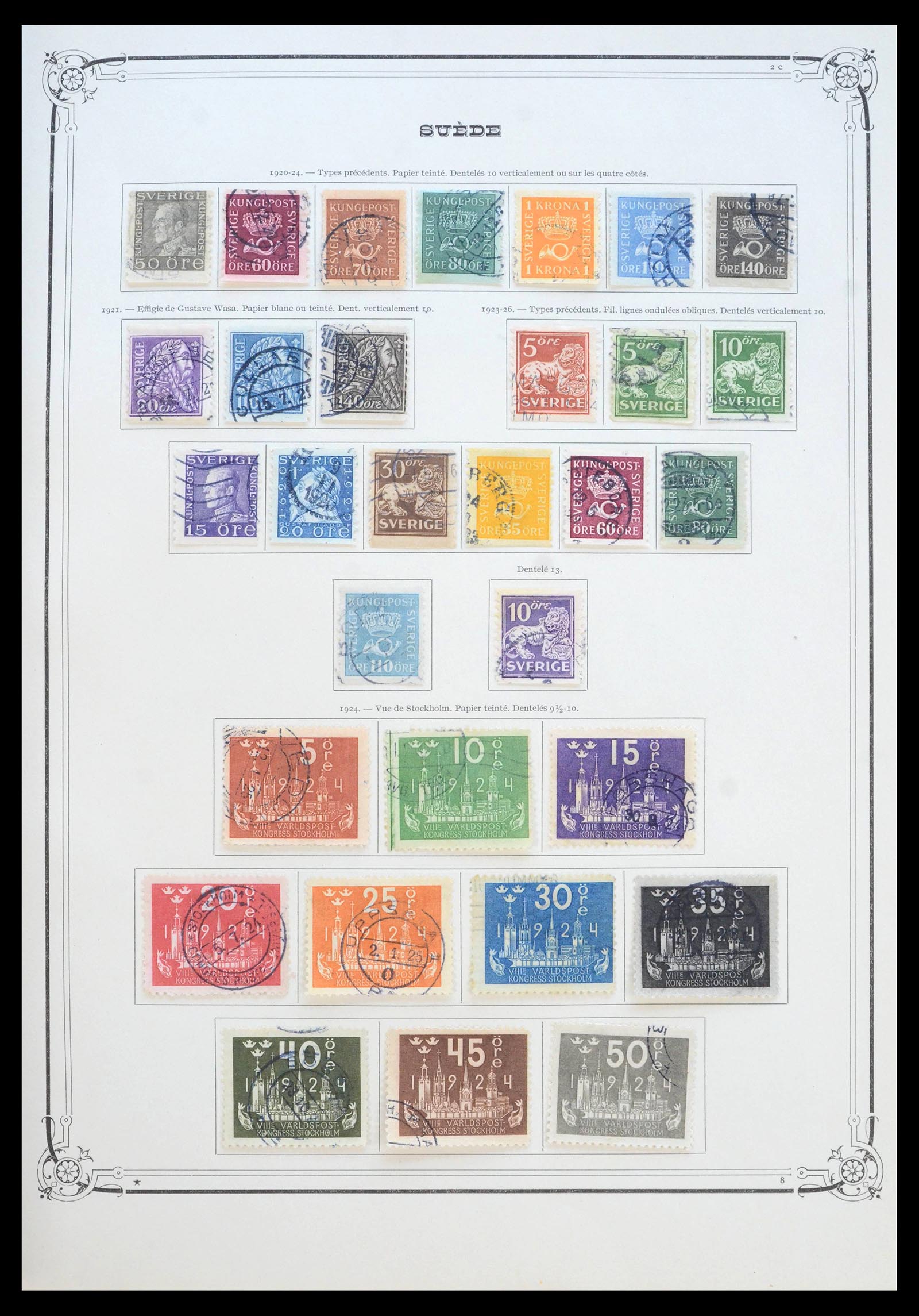 39905 0006 - Stamp collection 39905 Scandinavia 1851-1949.