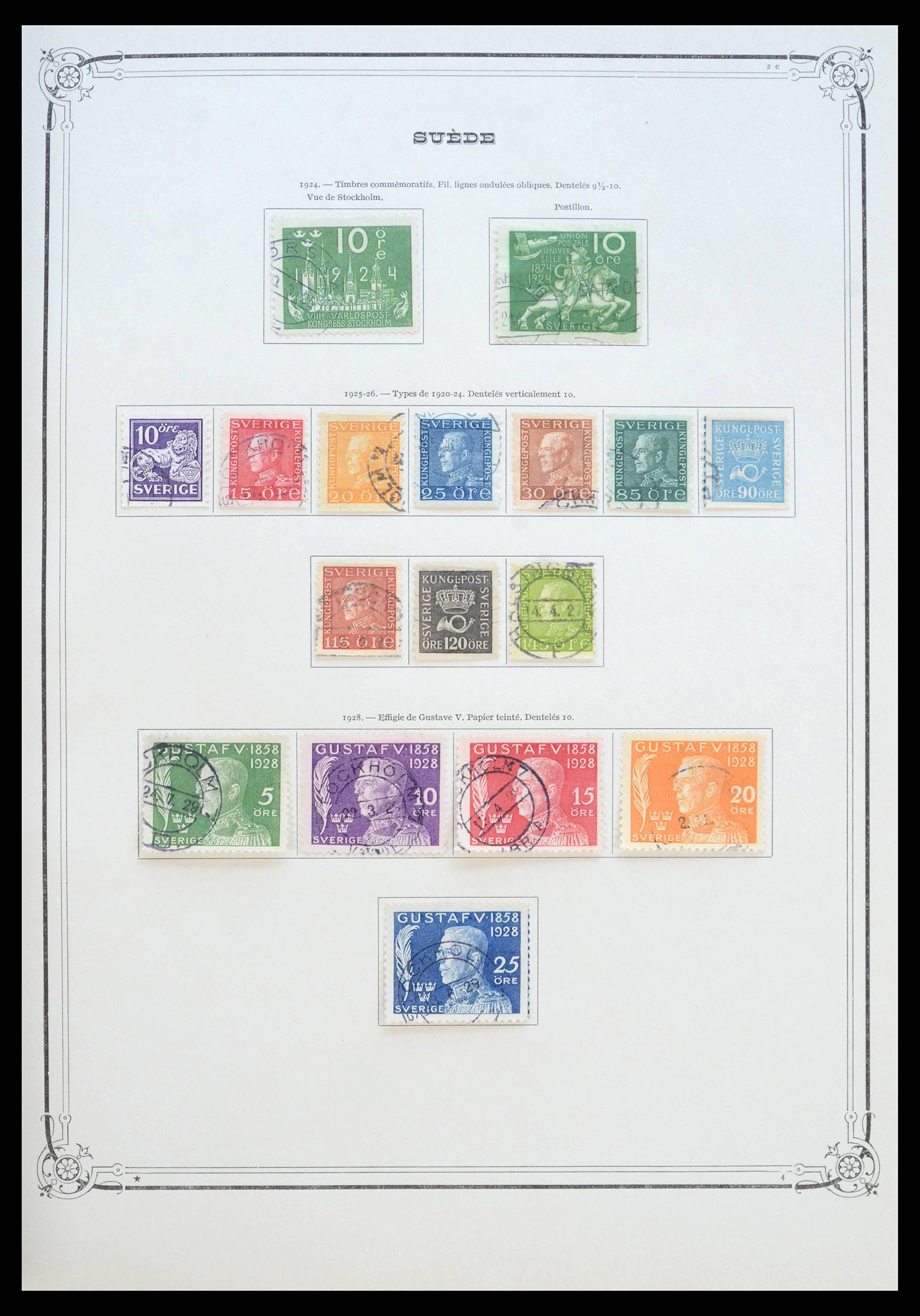 39905 0008 - Stamp collection 39905 Scandinavia 1851-1949.