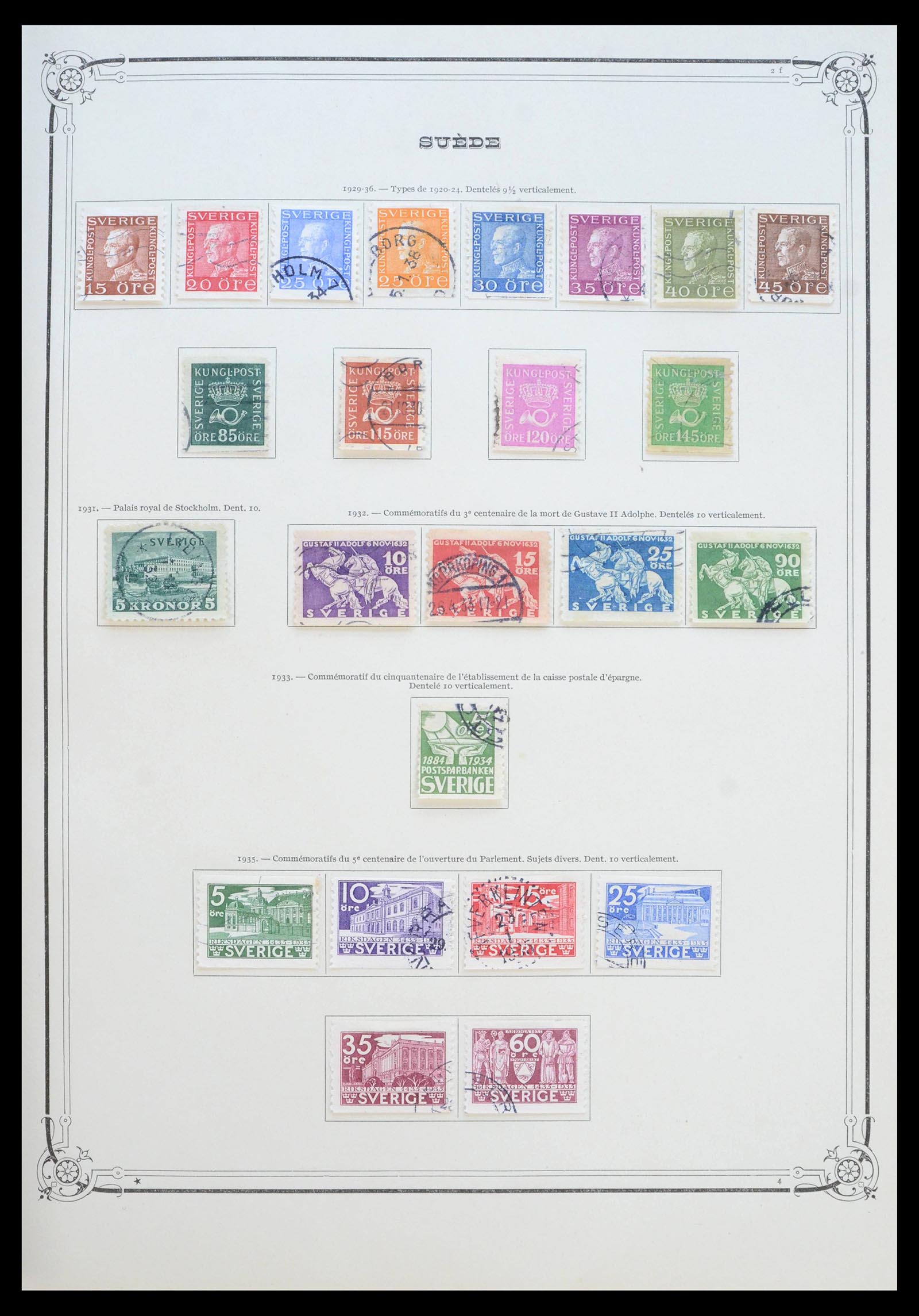 39905 0009 - Stamp collection 39905 Scandinavia 1851-1949.