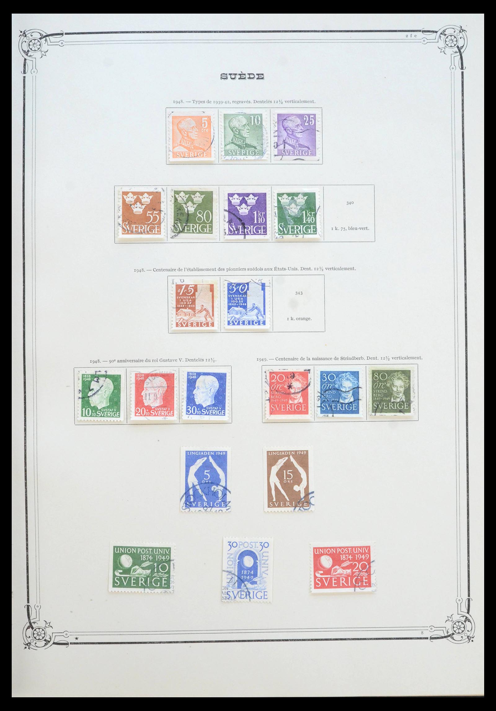 39905 0014 - Stamp collection 39905 Scandinavia 1851-1949.