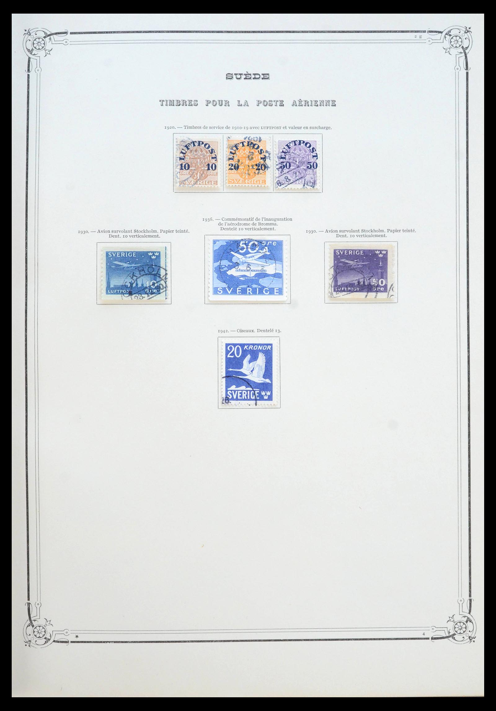 39905 0015 - Postzegelverzameling 39905 Scandinavië 1851-1949.