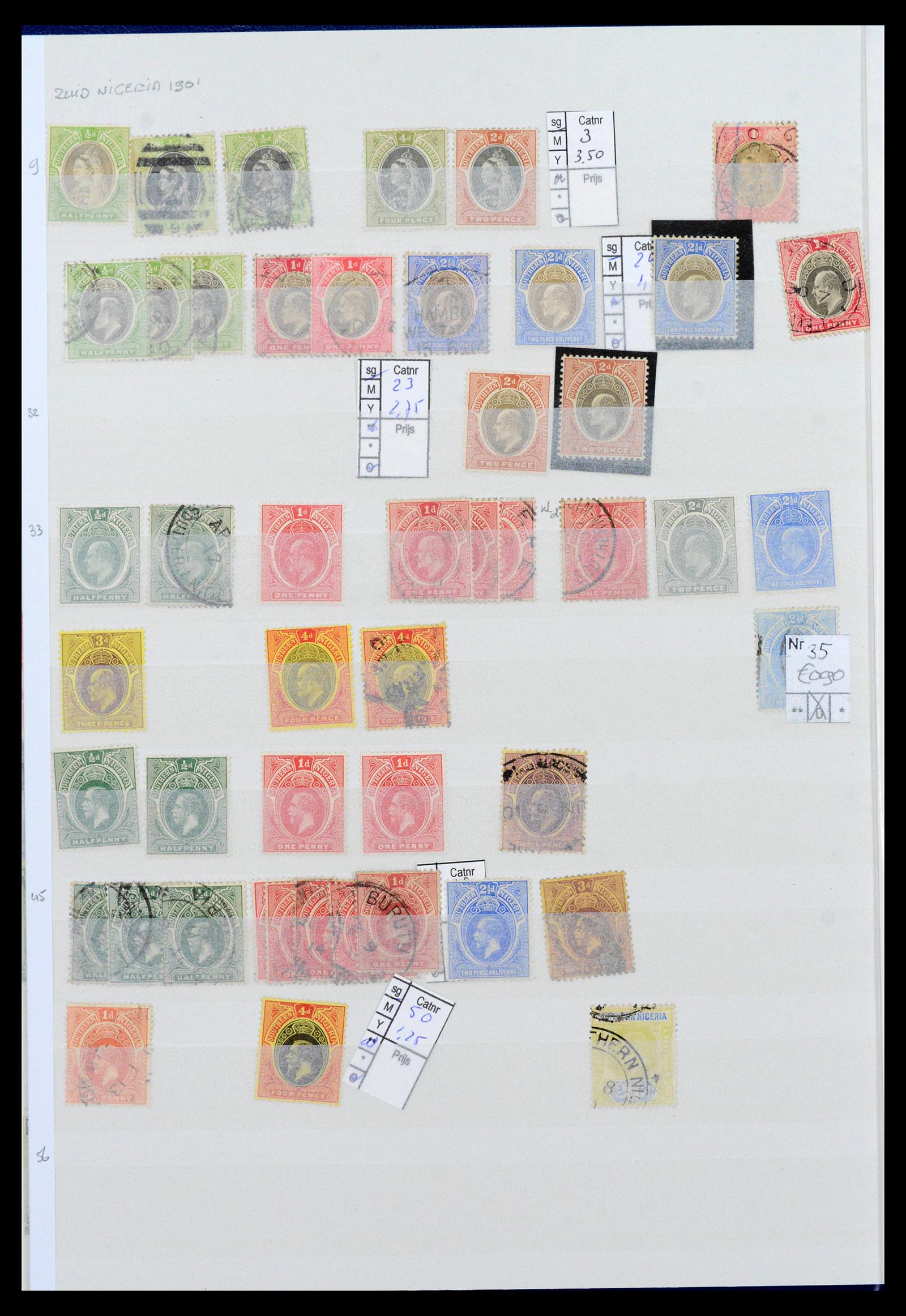 39907 0004 - Stamp collection 39907 Nigeria 1874-2010.