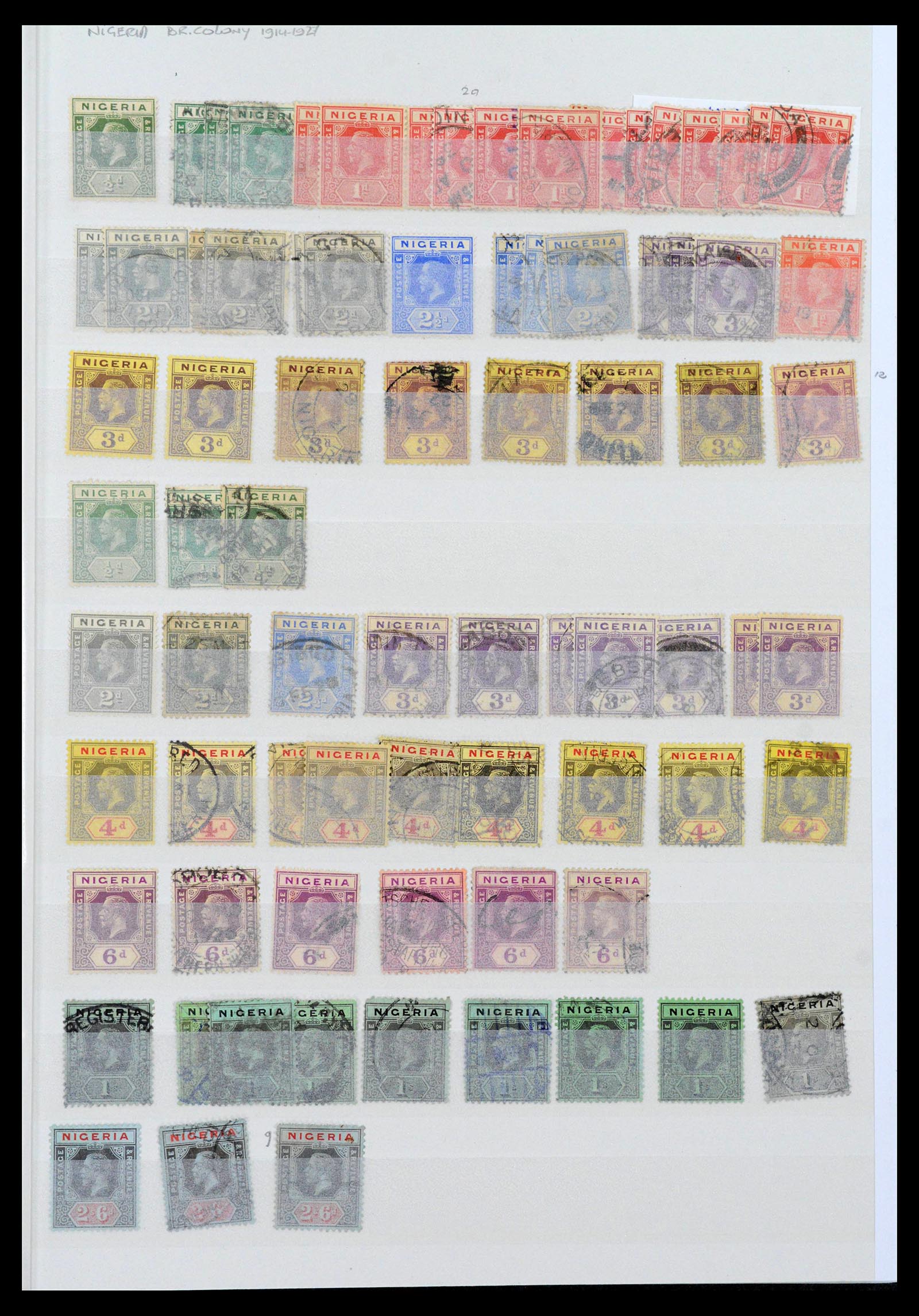 39907 0005 - Stamp collection 39907 Nigeria 1874-2010.