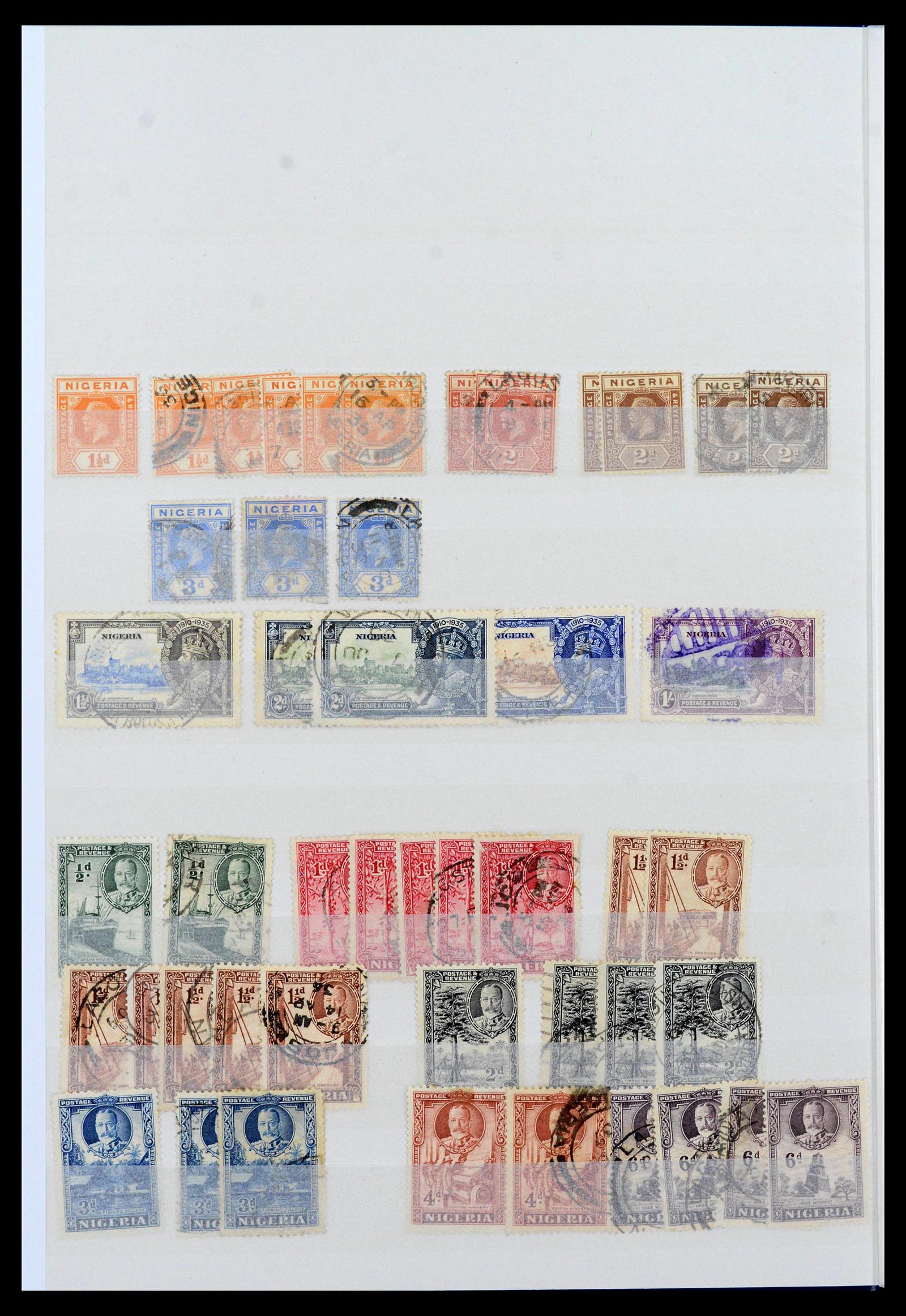 39907 0006 - Stamp collection 39907 Nigeria 1874-2010.