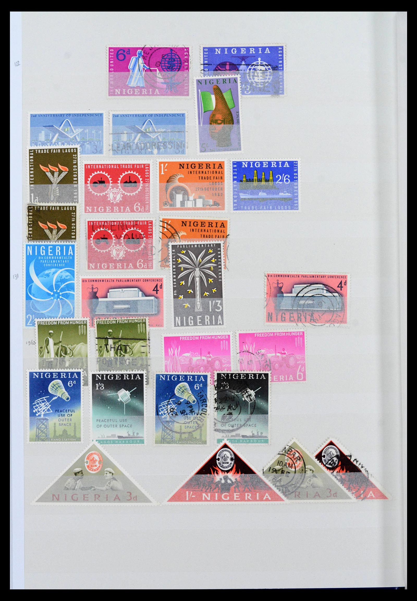 39907 0012 - Stamp collection 39907 Nigeria 1874-2010.