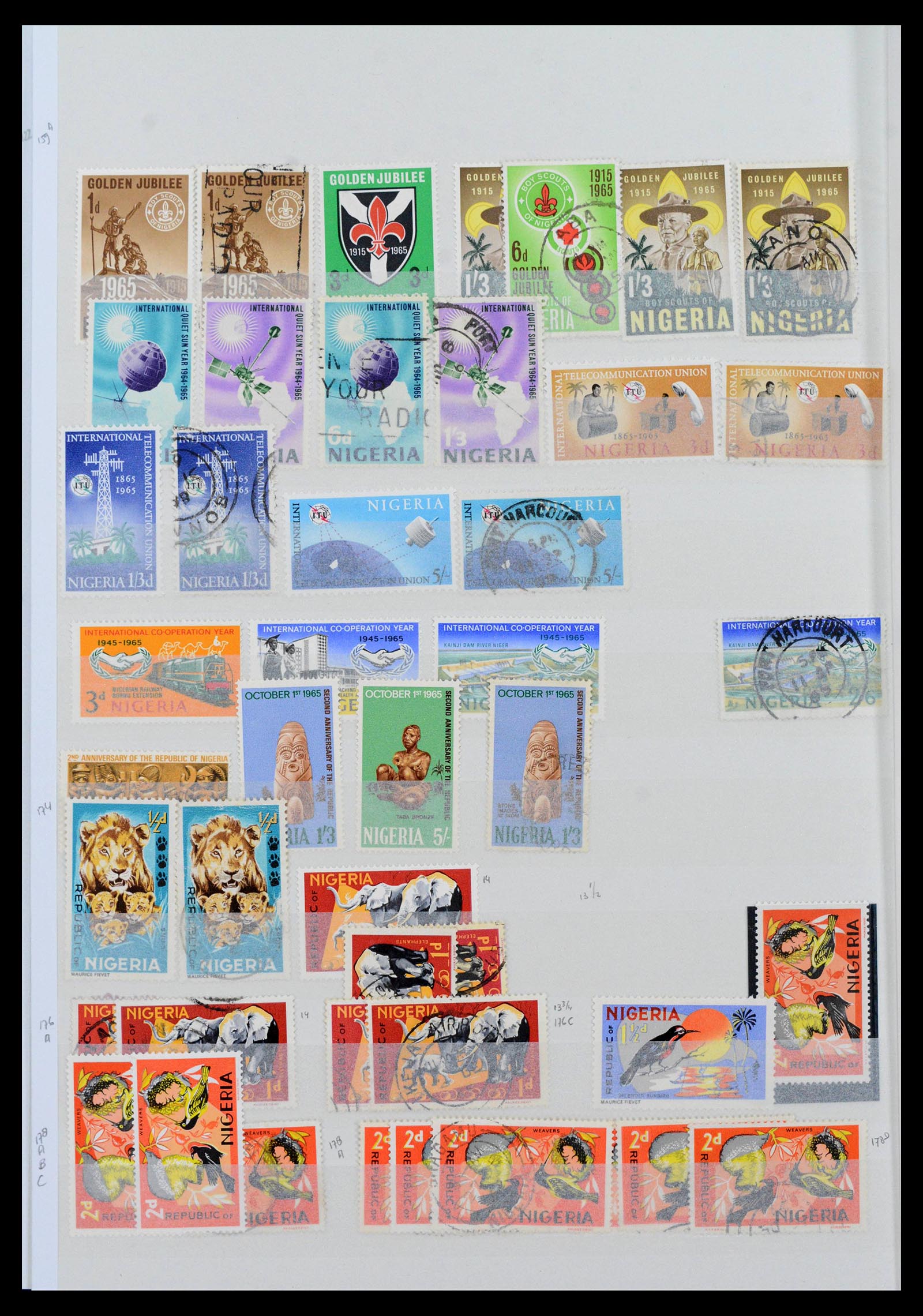 39907 0014 - Stamp collection 39907 Nigeria 1874-2010.