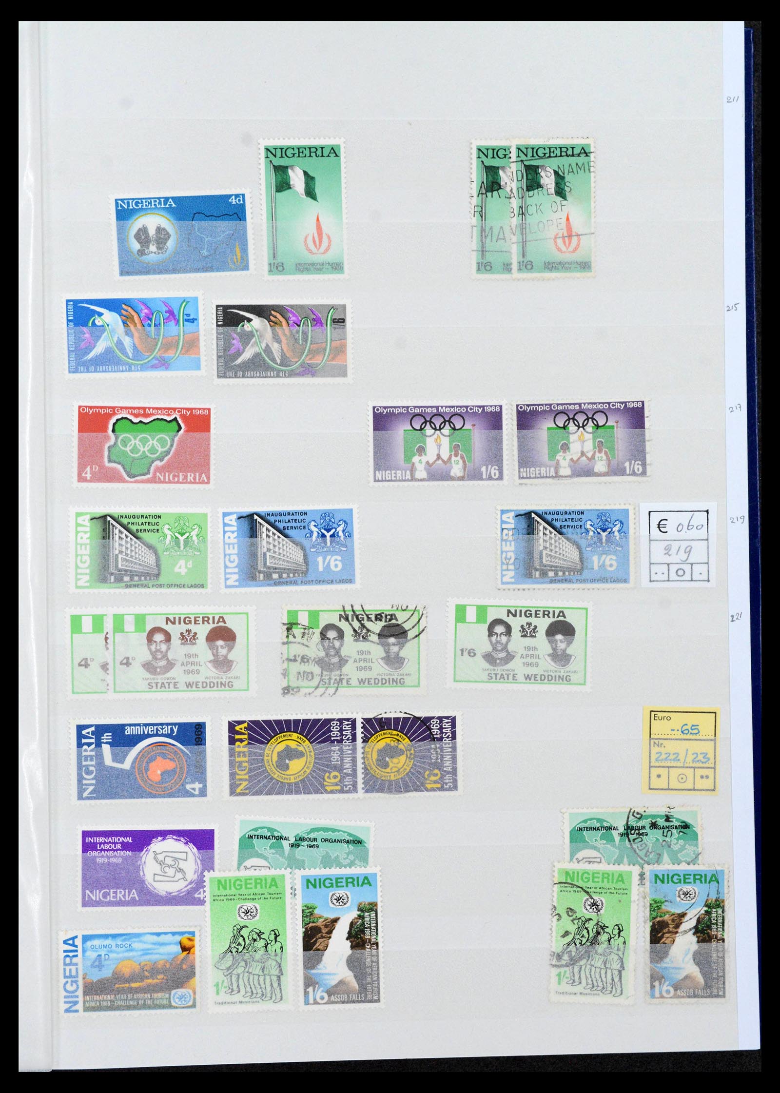 39907 0017 - Stamp collection 39907 Nigeria 1874-2010.