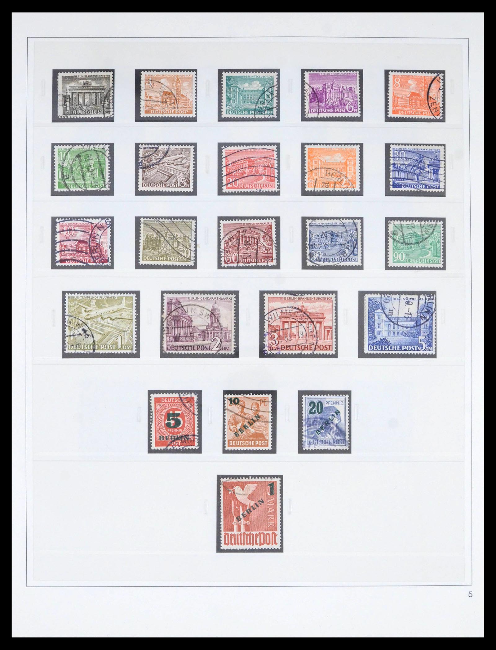 39908 0006 - Stamp collection 39908 Berlin 1948-1990.